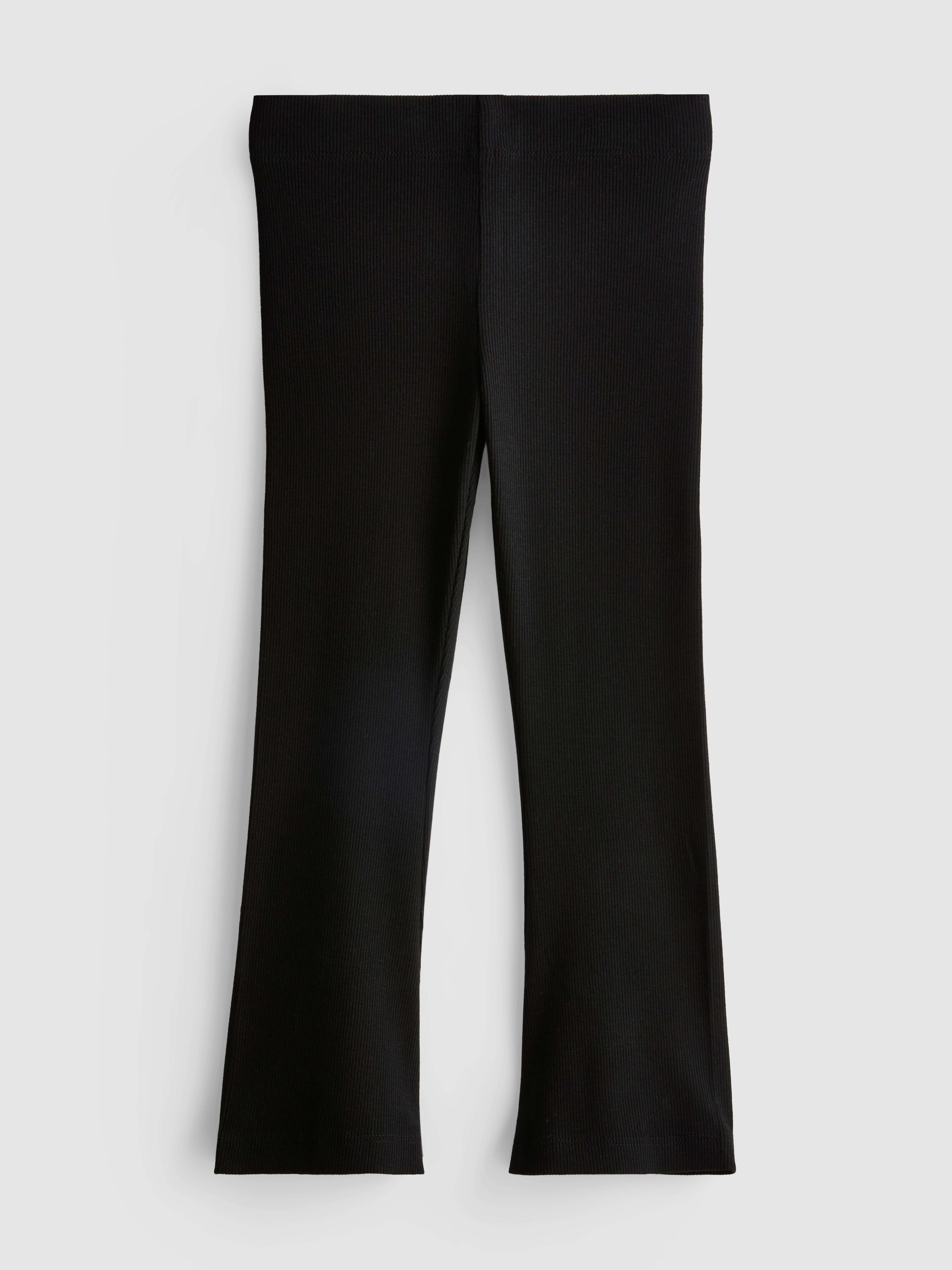 1-9yrs | Cotton Rich Ribbed Flare Leggings
