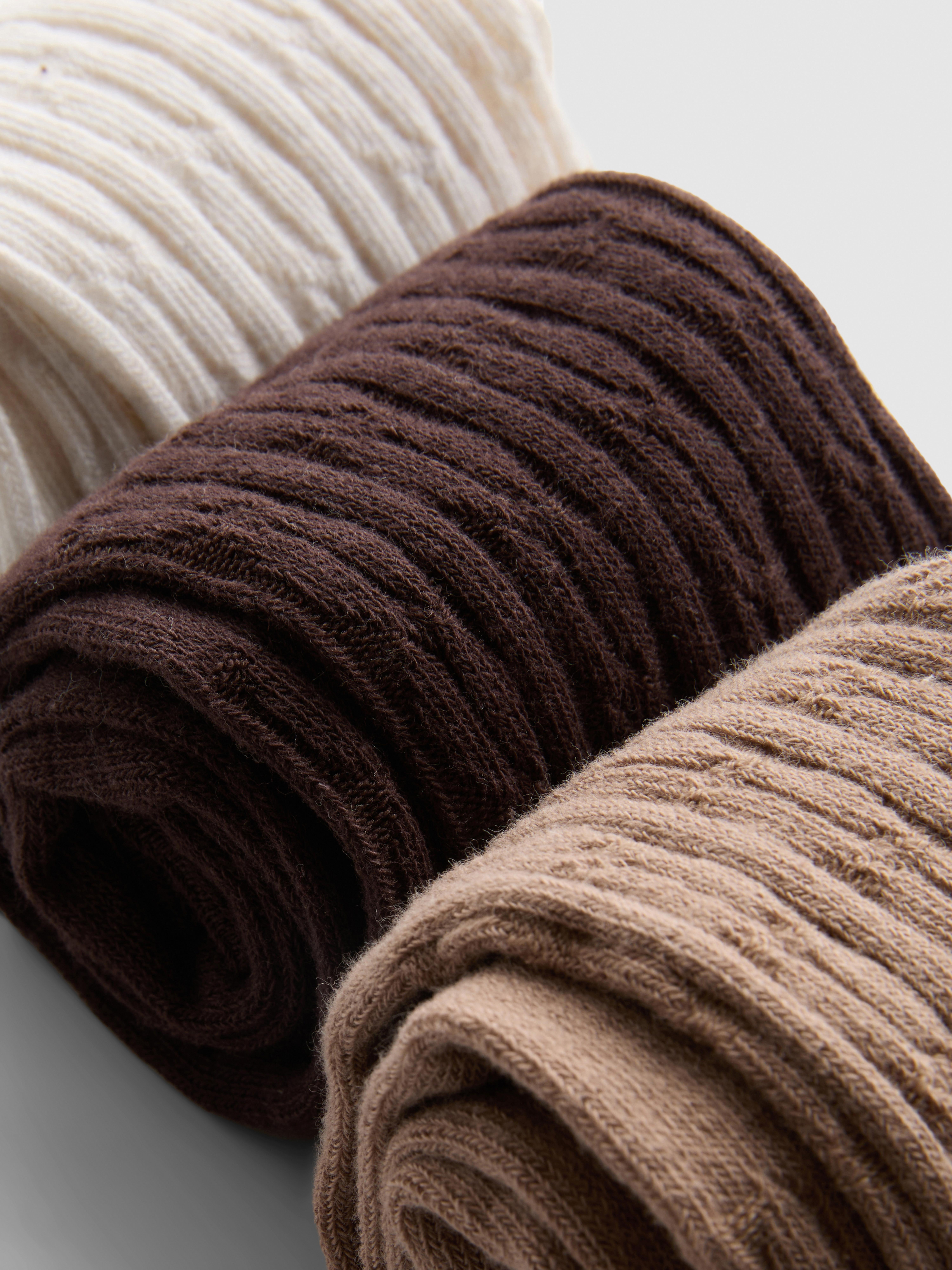 3-Pack Cable Knit Tights