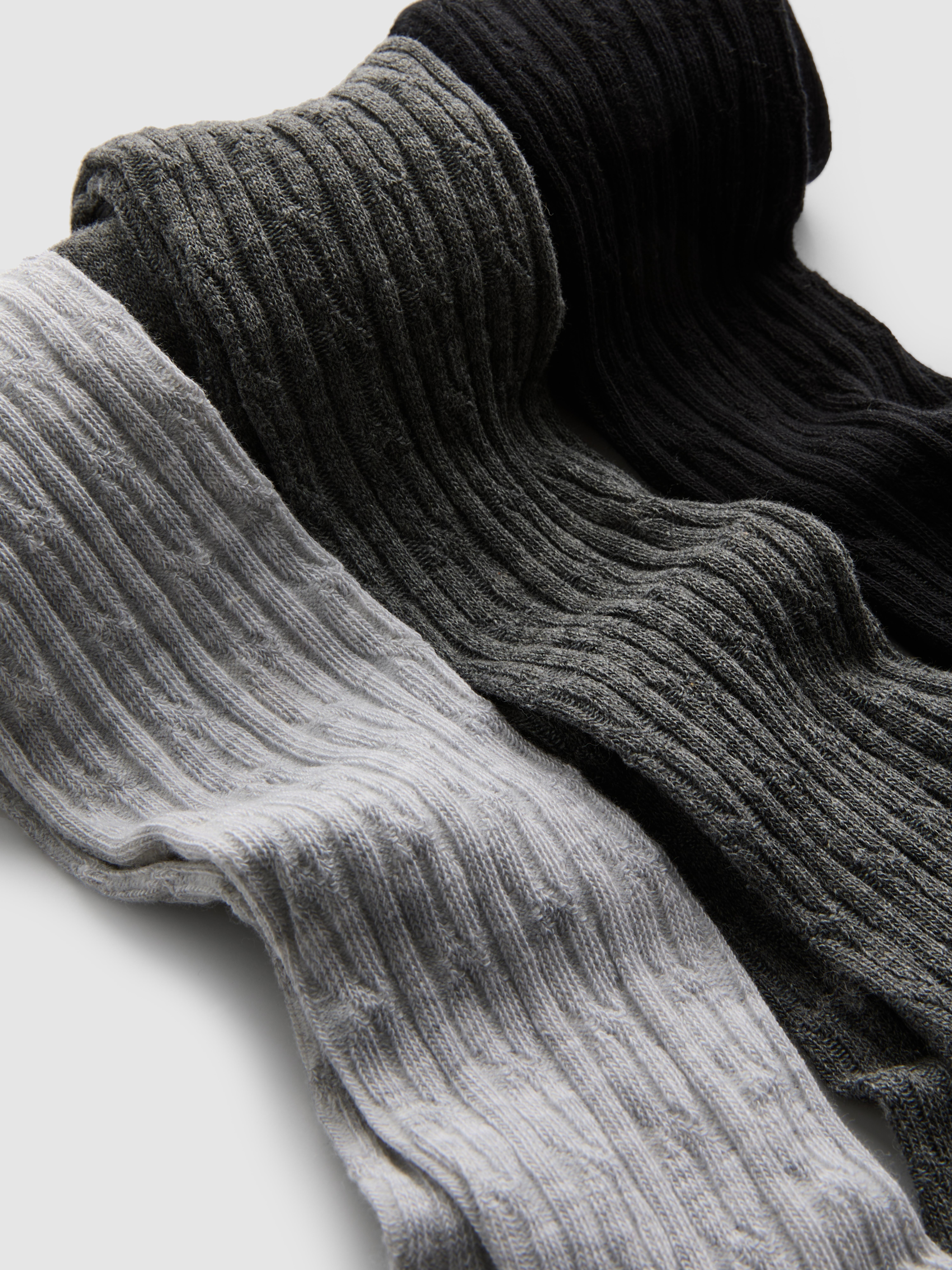 3-Pack Cable Knit Tights