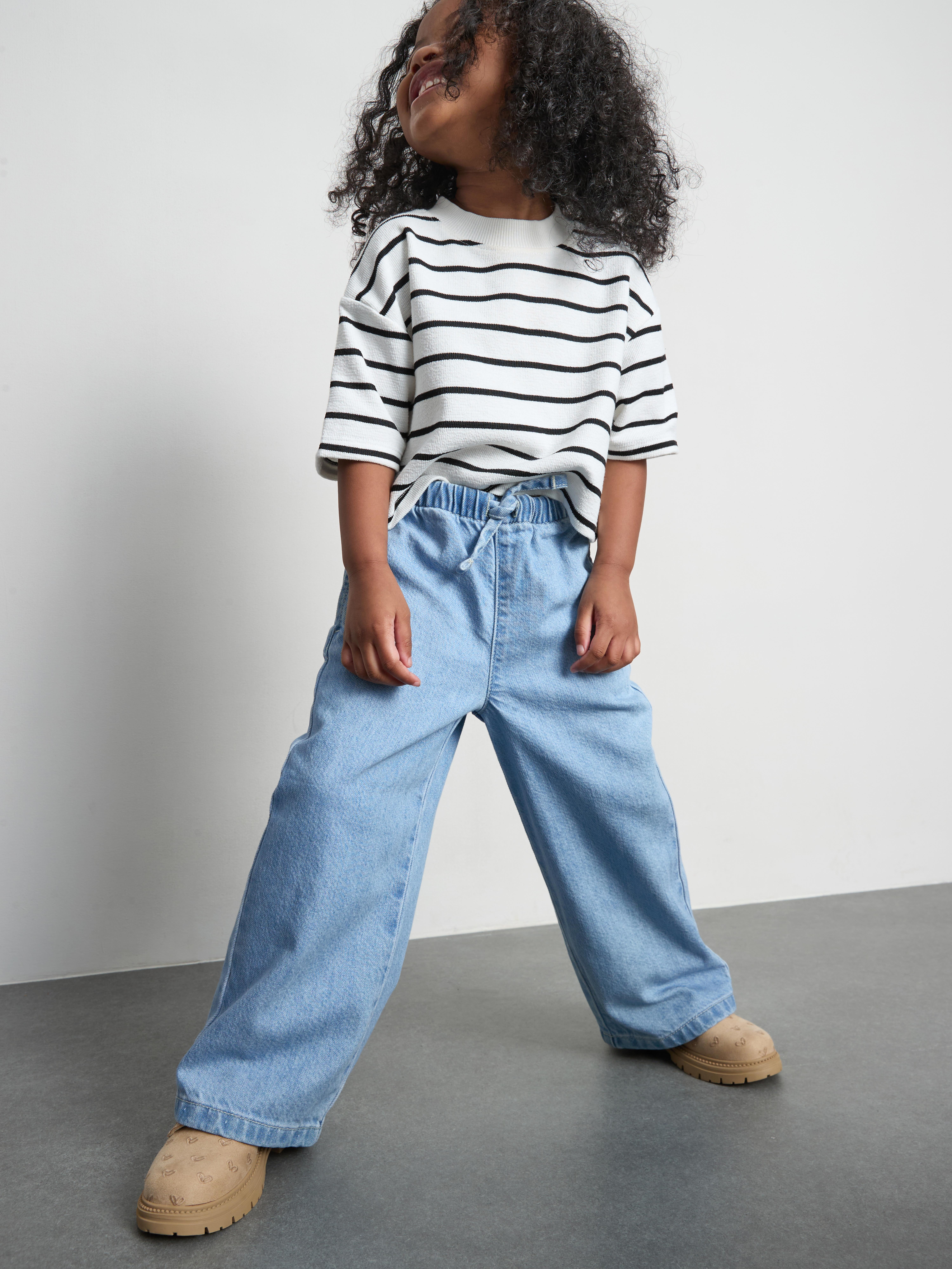 1-9yrs | Pure Cotton Wide-Leg Jeans