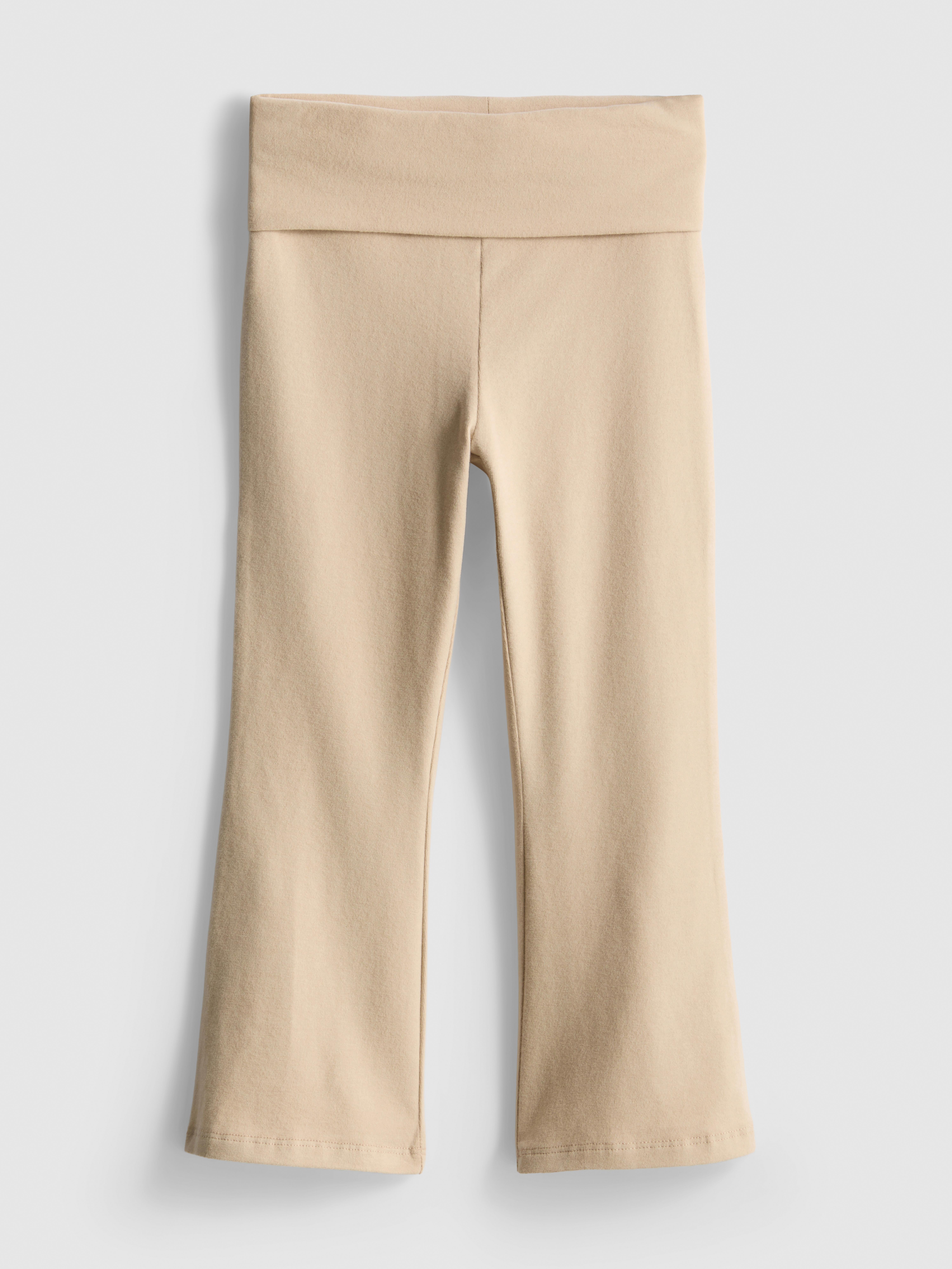 1-9yrs | Cotton Rich Foldover Waist Flared Leggings