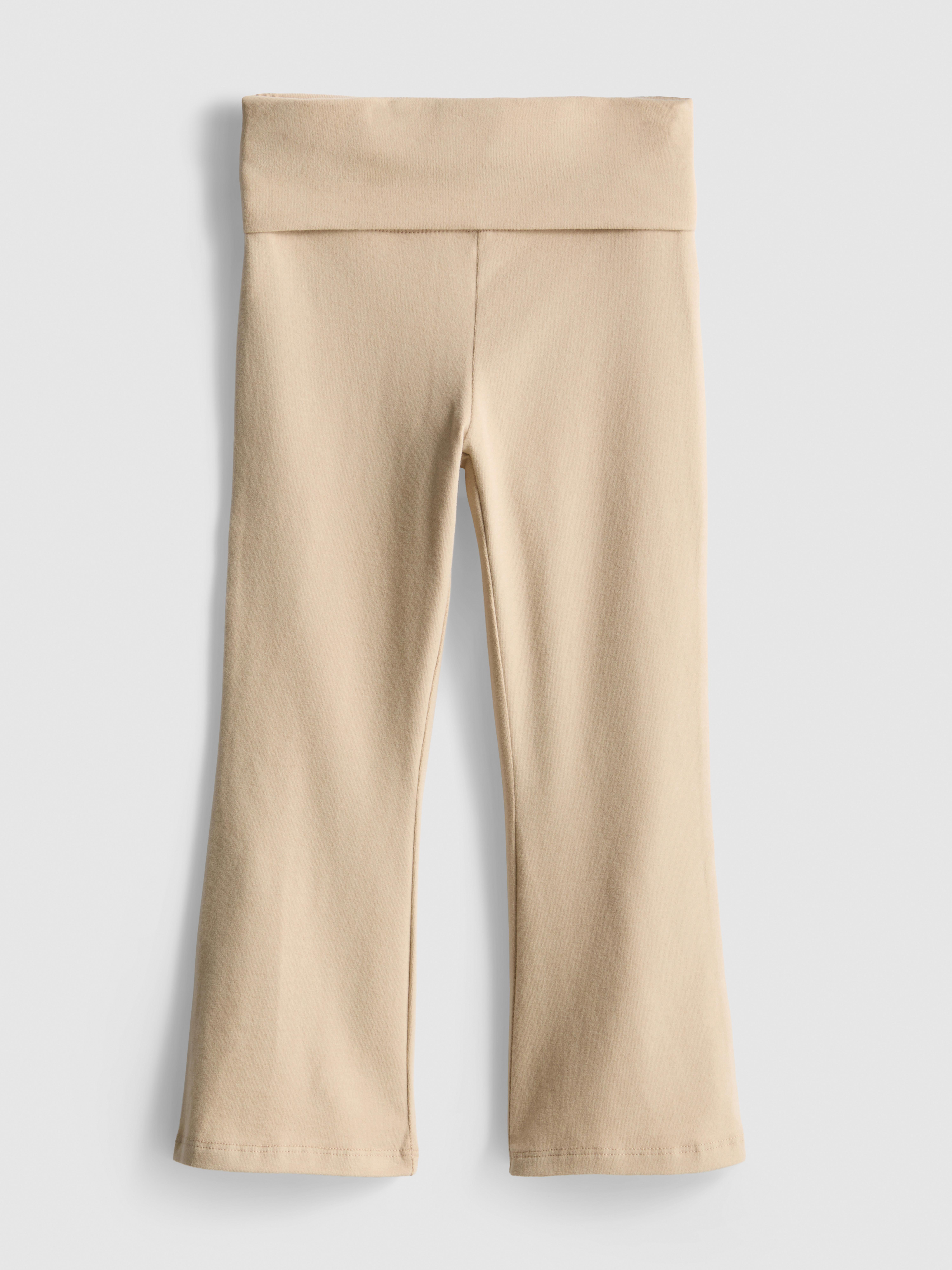 1-9yrs | Cotton Rich Foldover Waist Flared Leggings