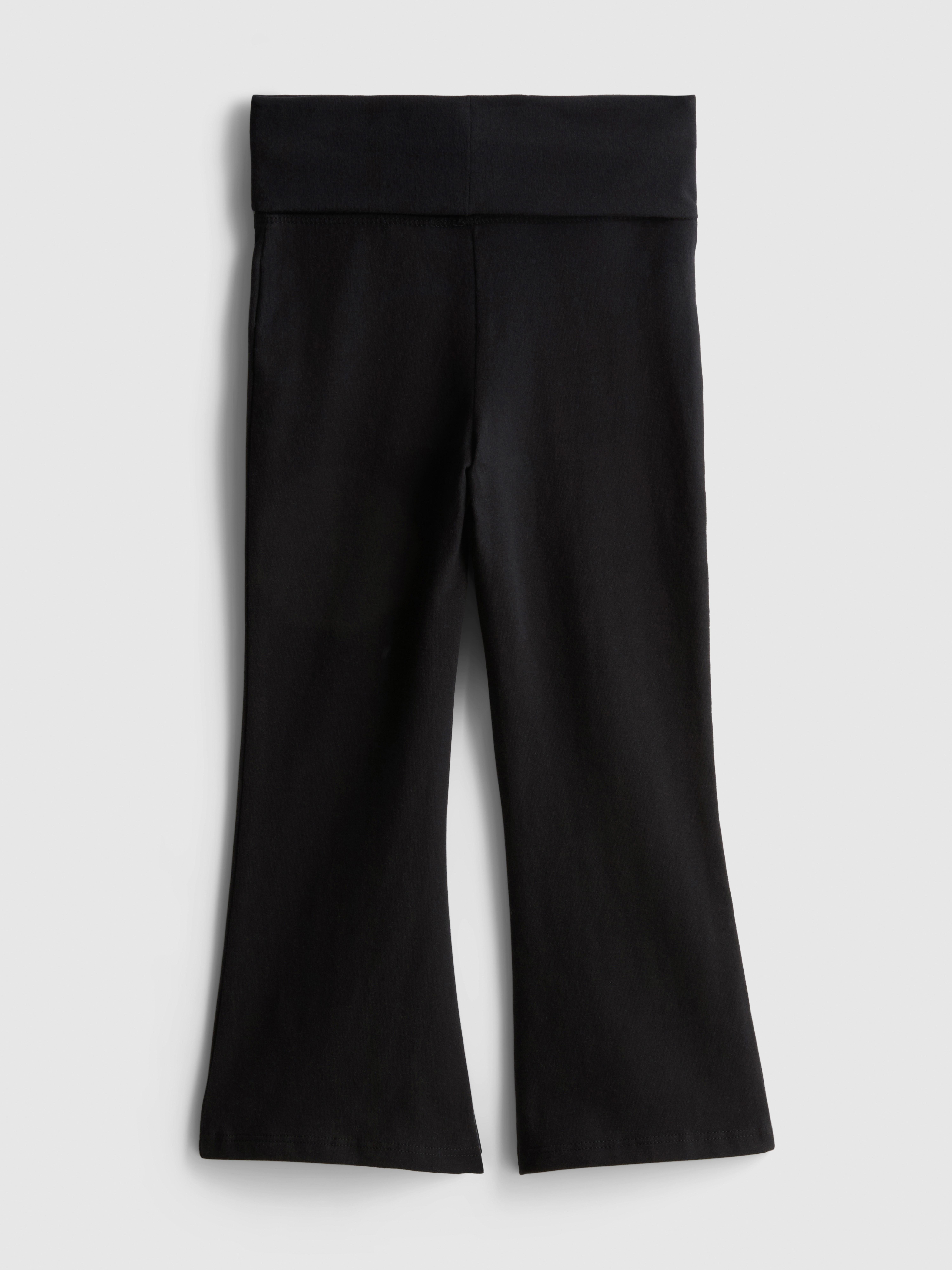 1-9yrs | Cotton Rich Foldover Waist Flared Leggings