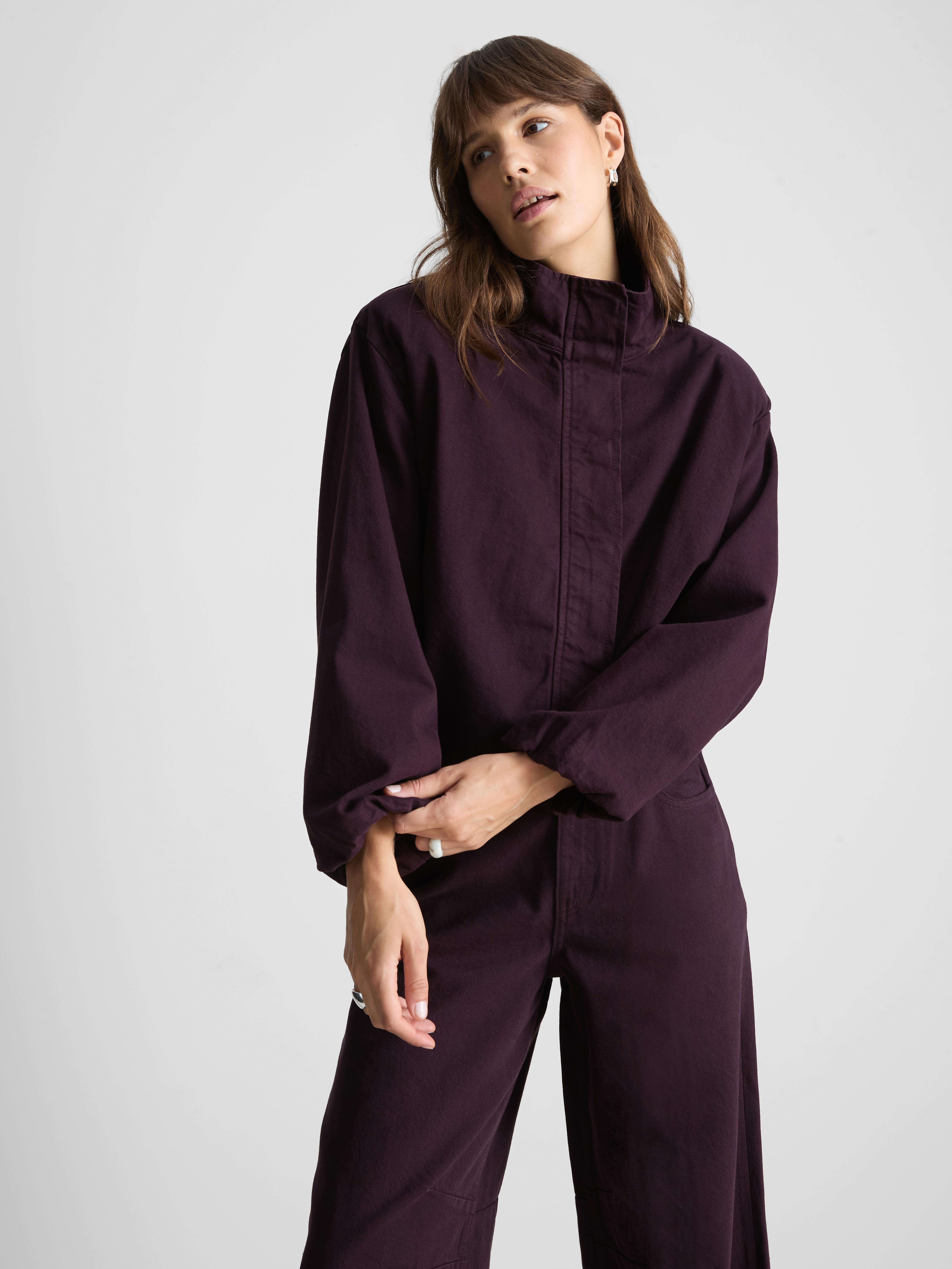 Chaqueta vaquera con cuello chimenea Paula Echevarría