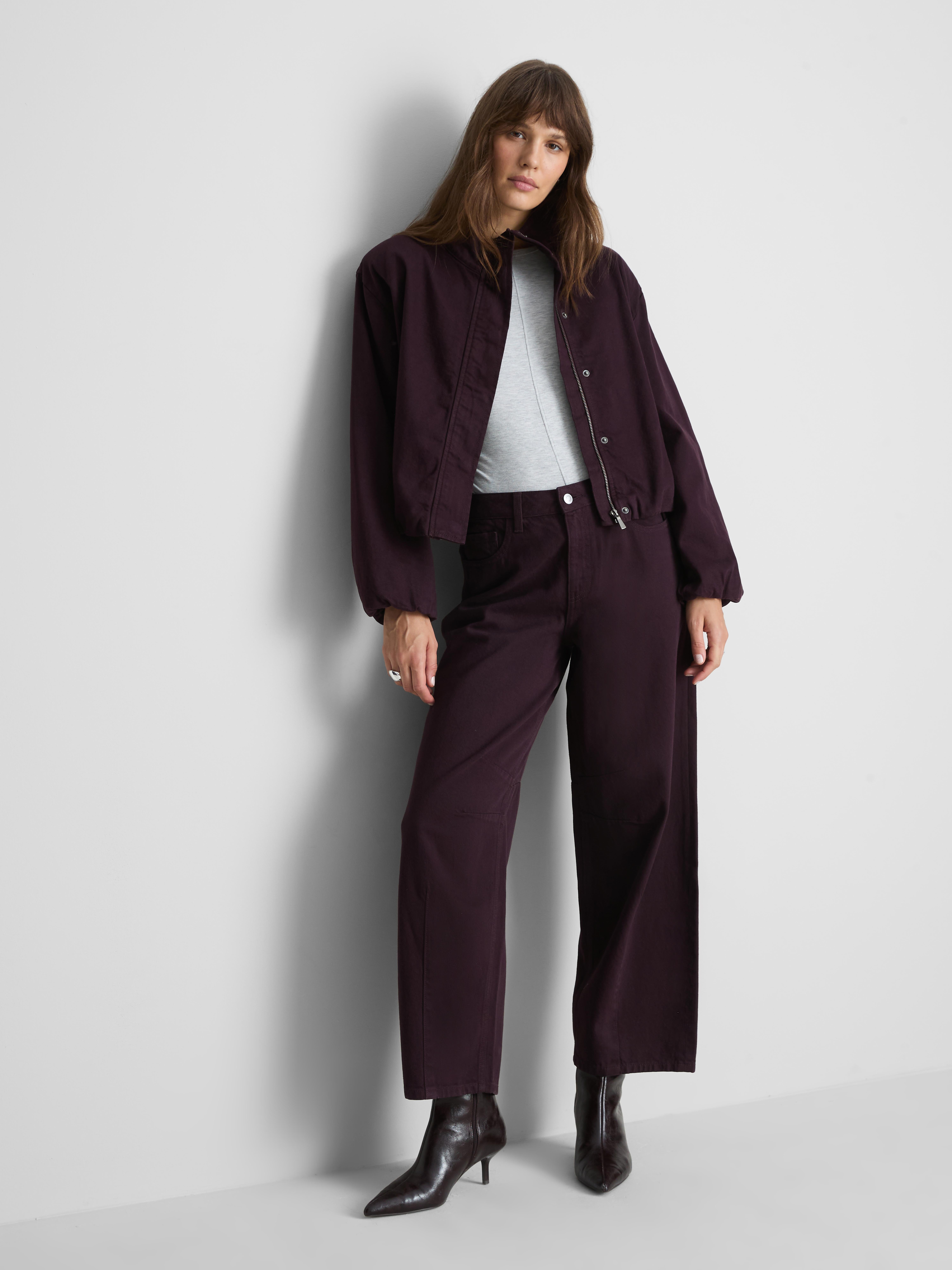 Paula Echevarría Funnel Neck Denim Jacket