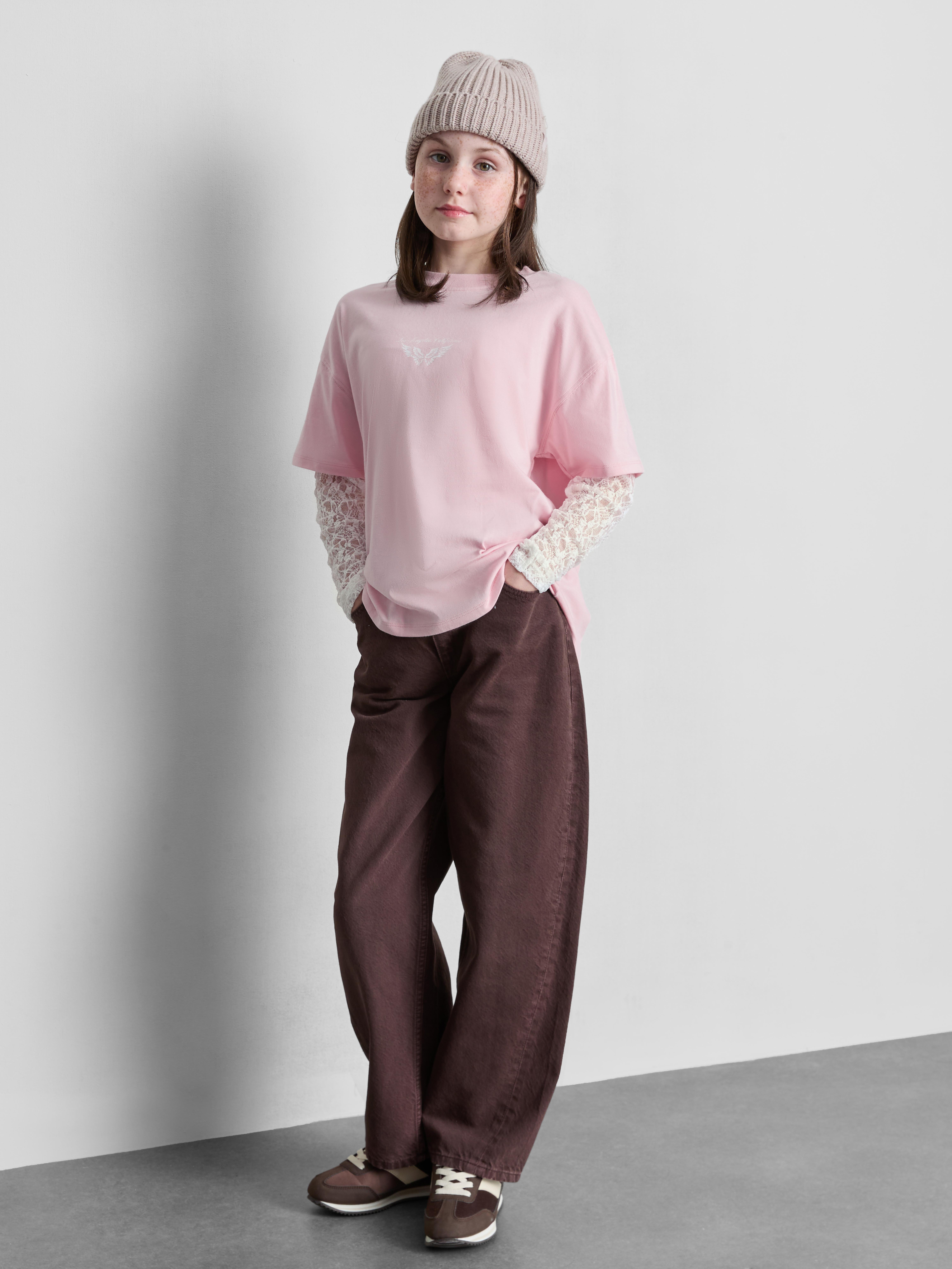 7-15yrs | 2-in-1 Cotton Rich Long Sleeve T-Shirt