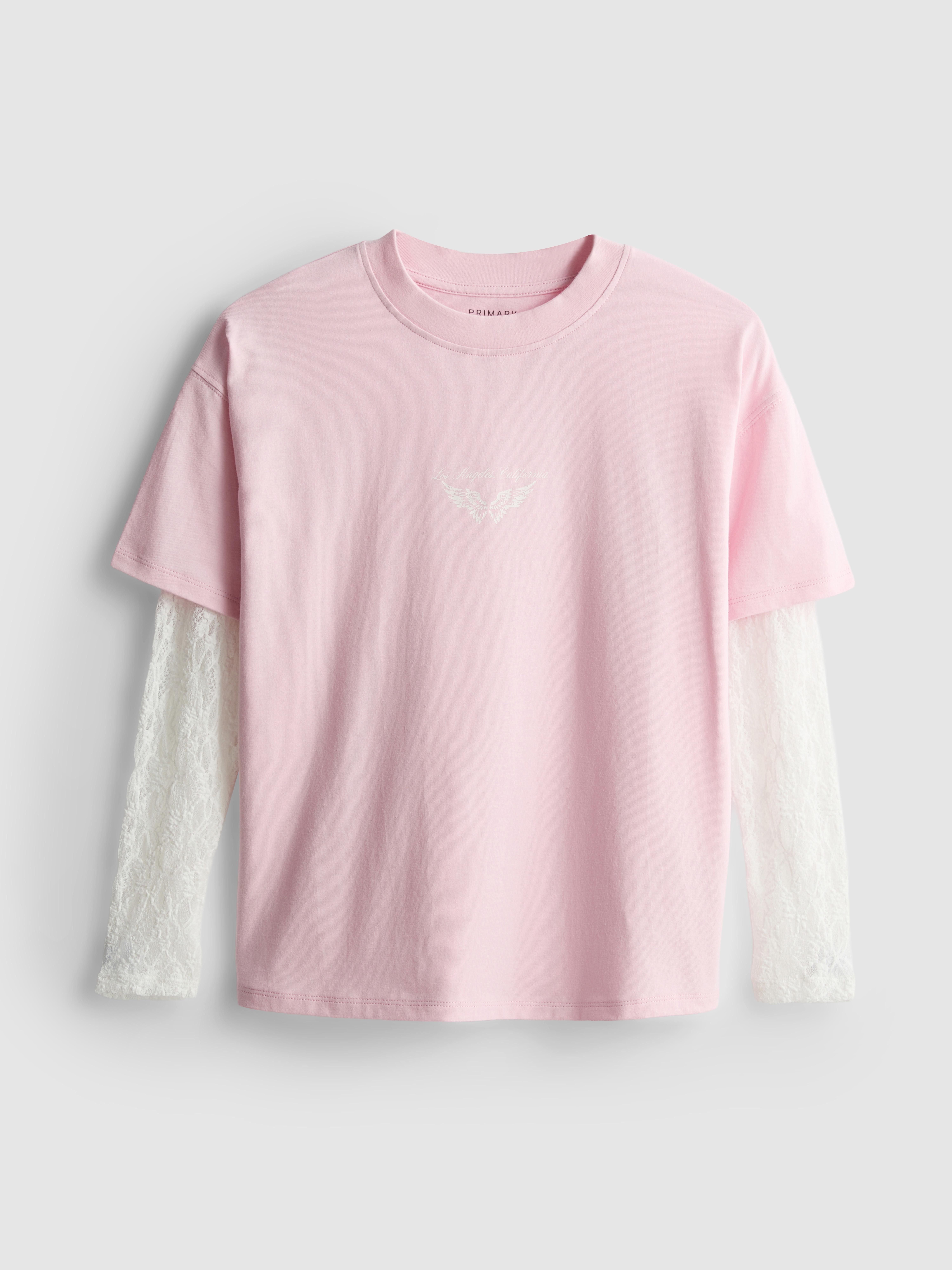 7-15yrs | 2-in-1 Cotton Rich Long Sleeve T-Shirt
