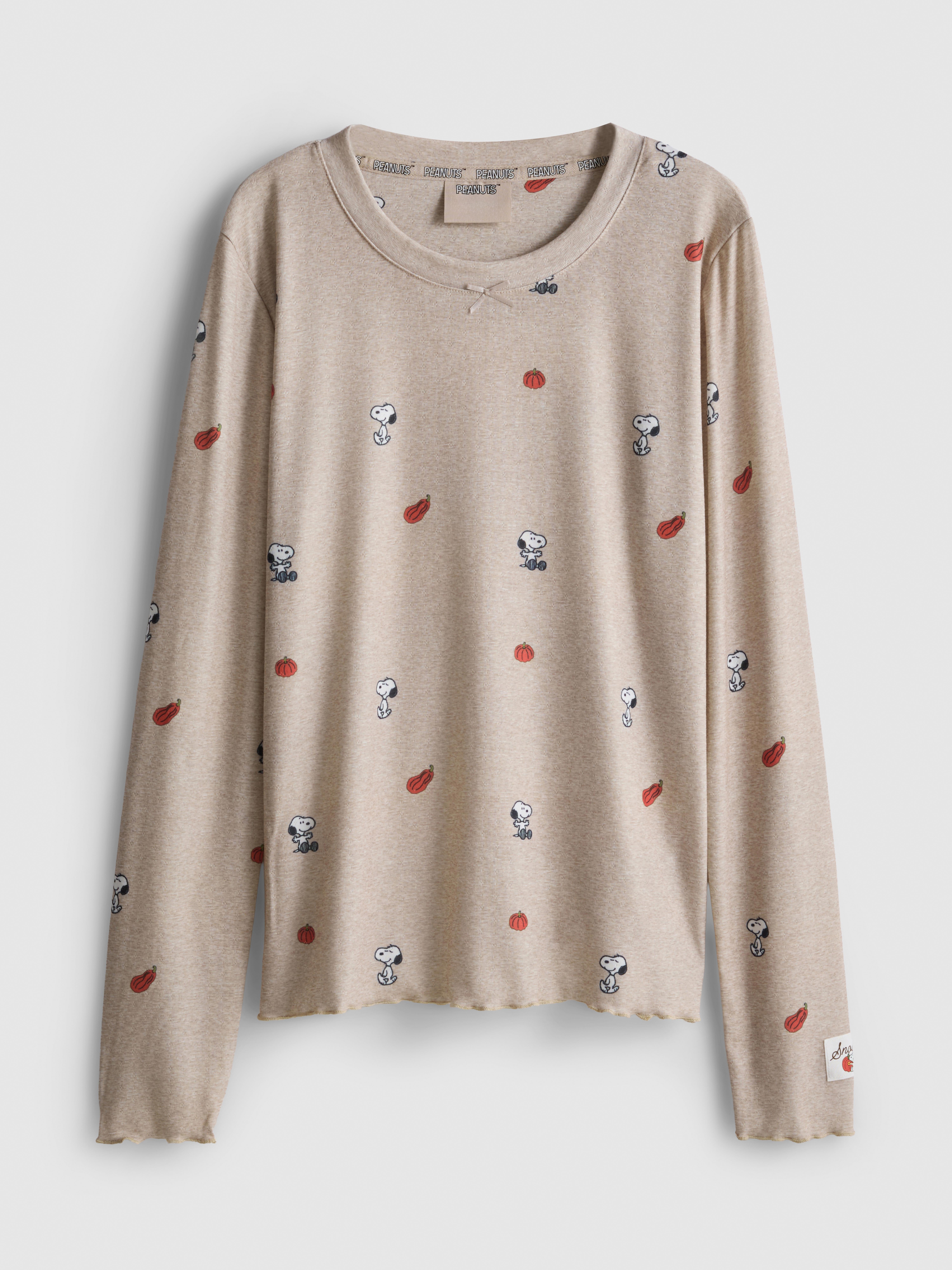 Snoopy Pointelle Pajama Top