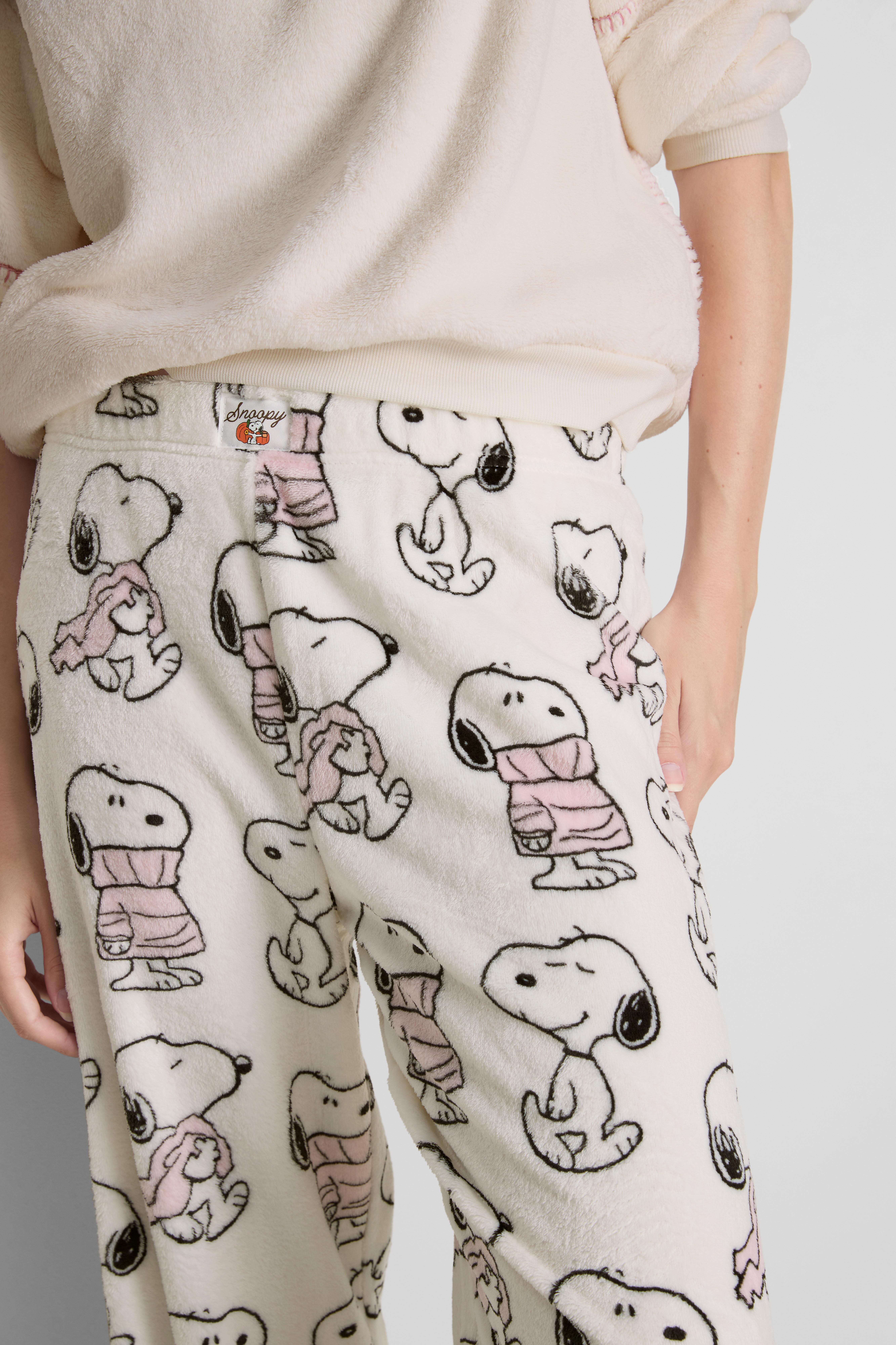 Kuschelige „Snoopy“ Schlafanzughose