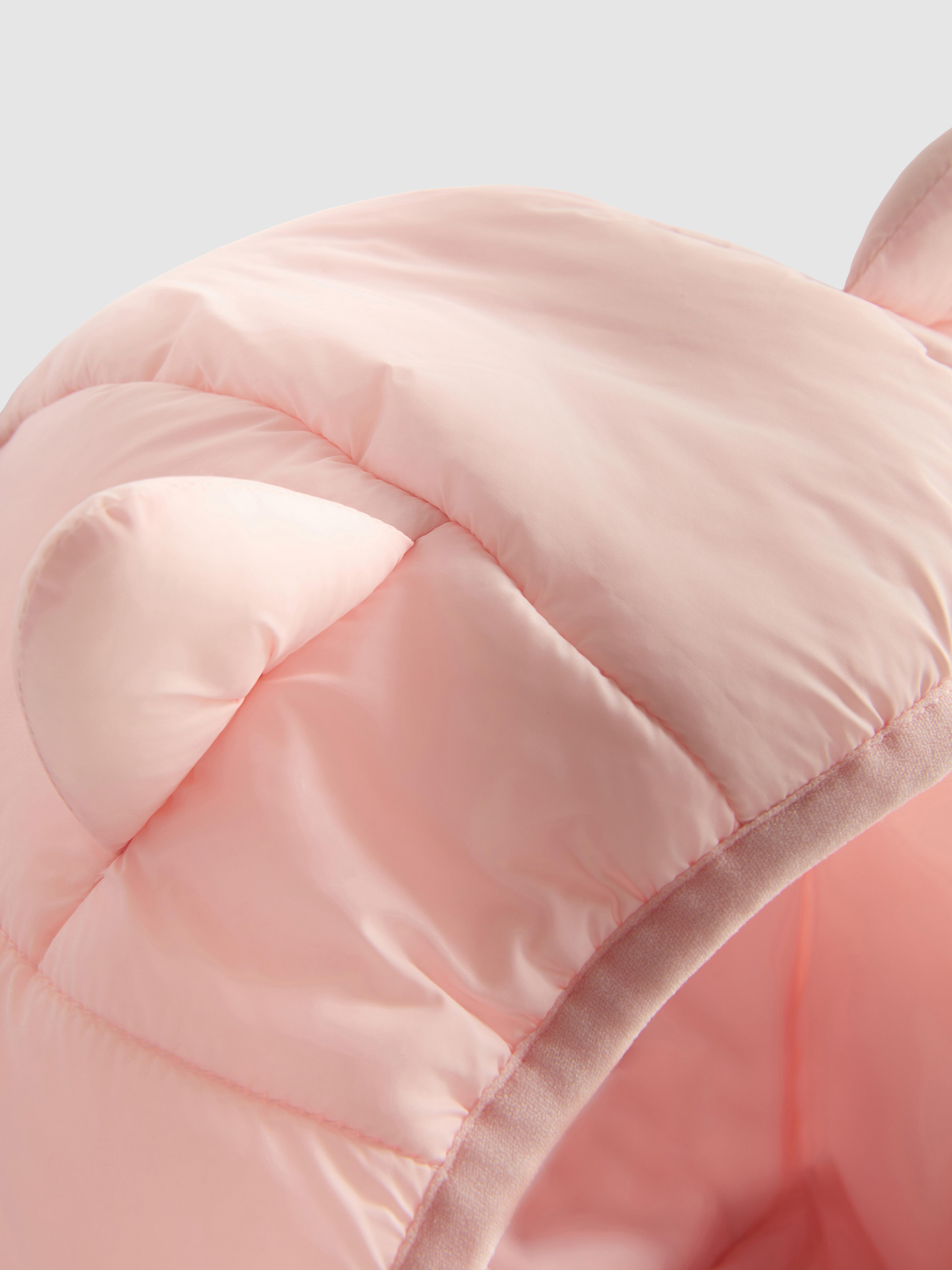 0-18mths | Zip-Up Hooded Newborn Puffer Jacket