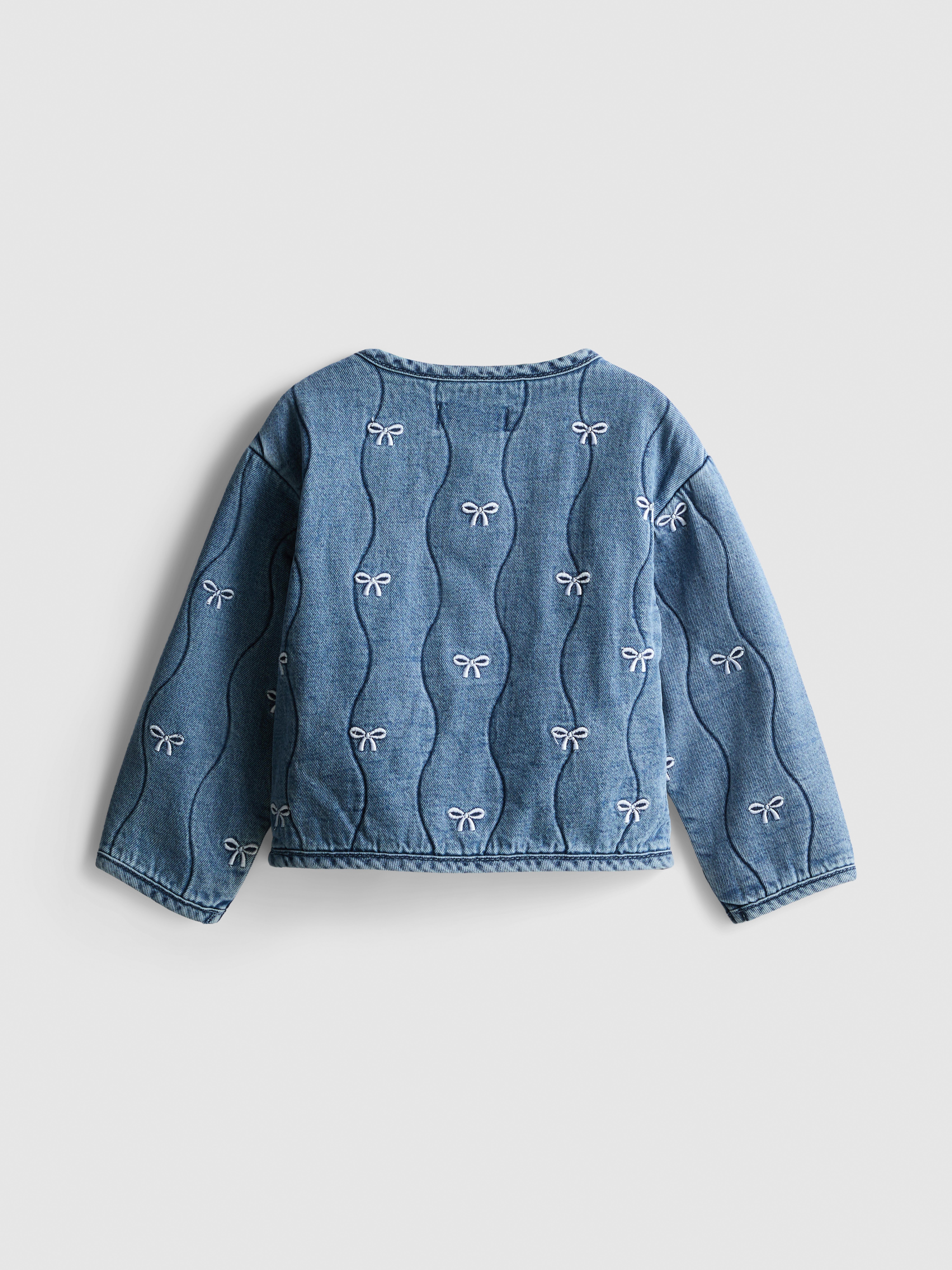 1-9yrs | Bow Quilted Jacket