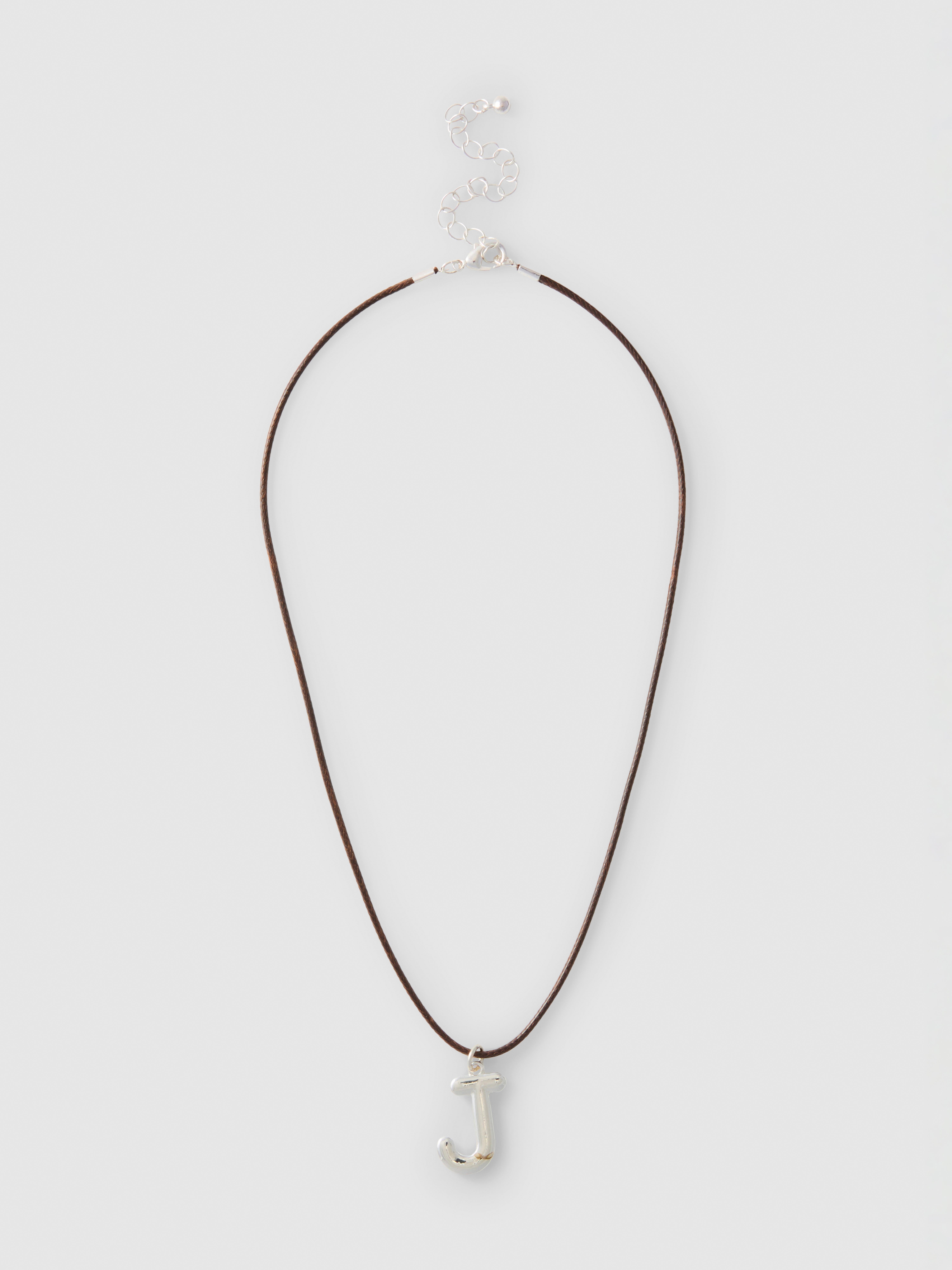 Initial Pendant Cord Necklace