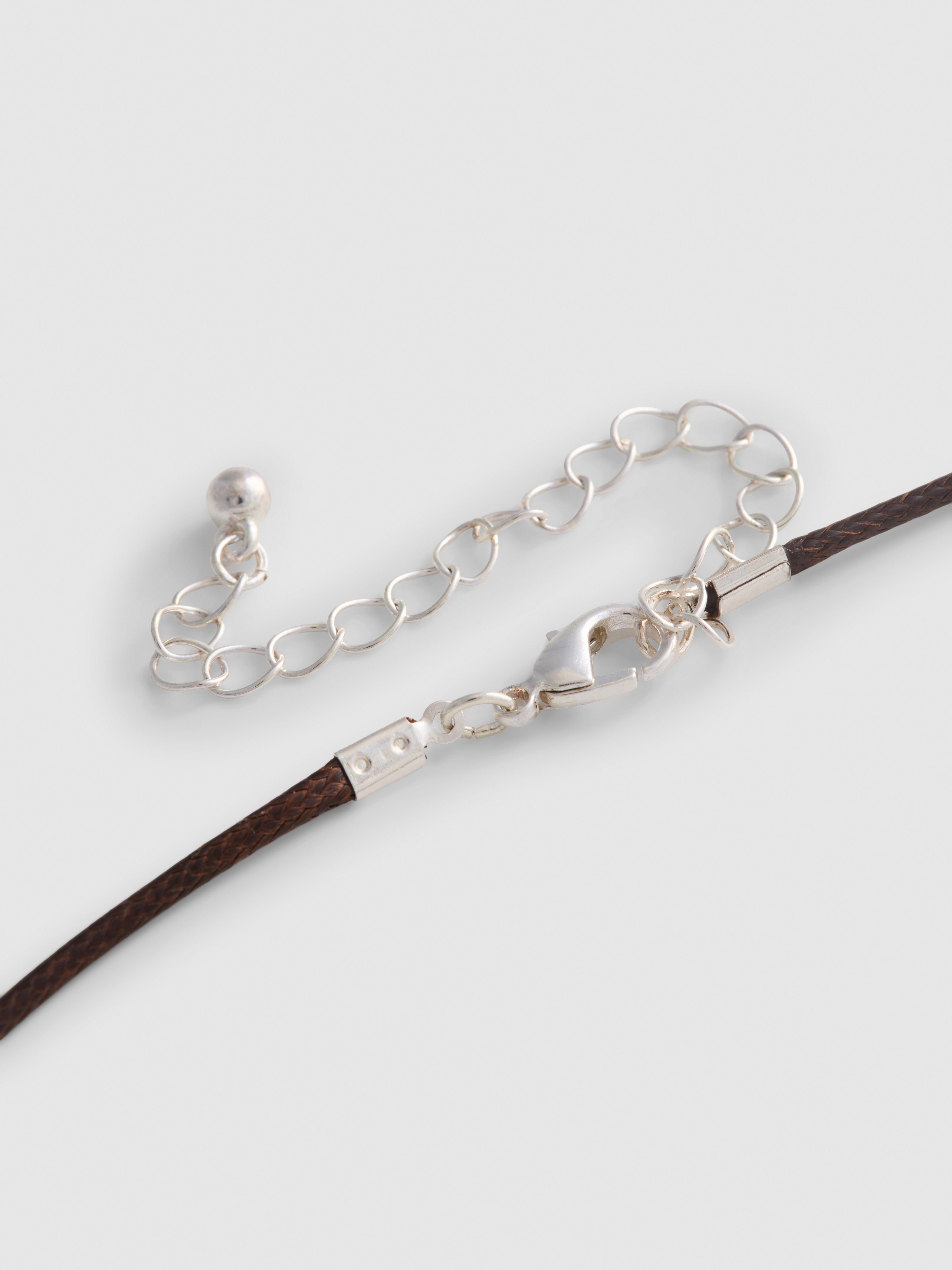 Initial Pendant Cord Necklace