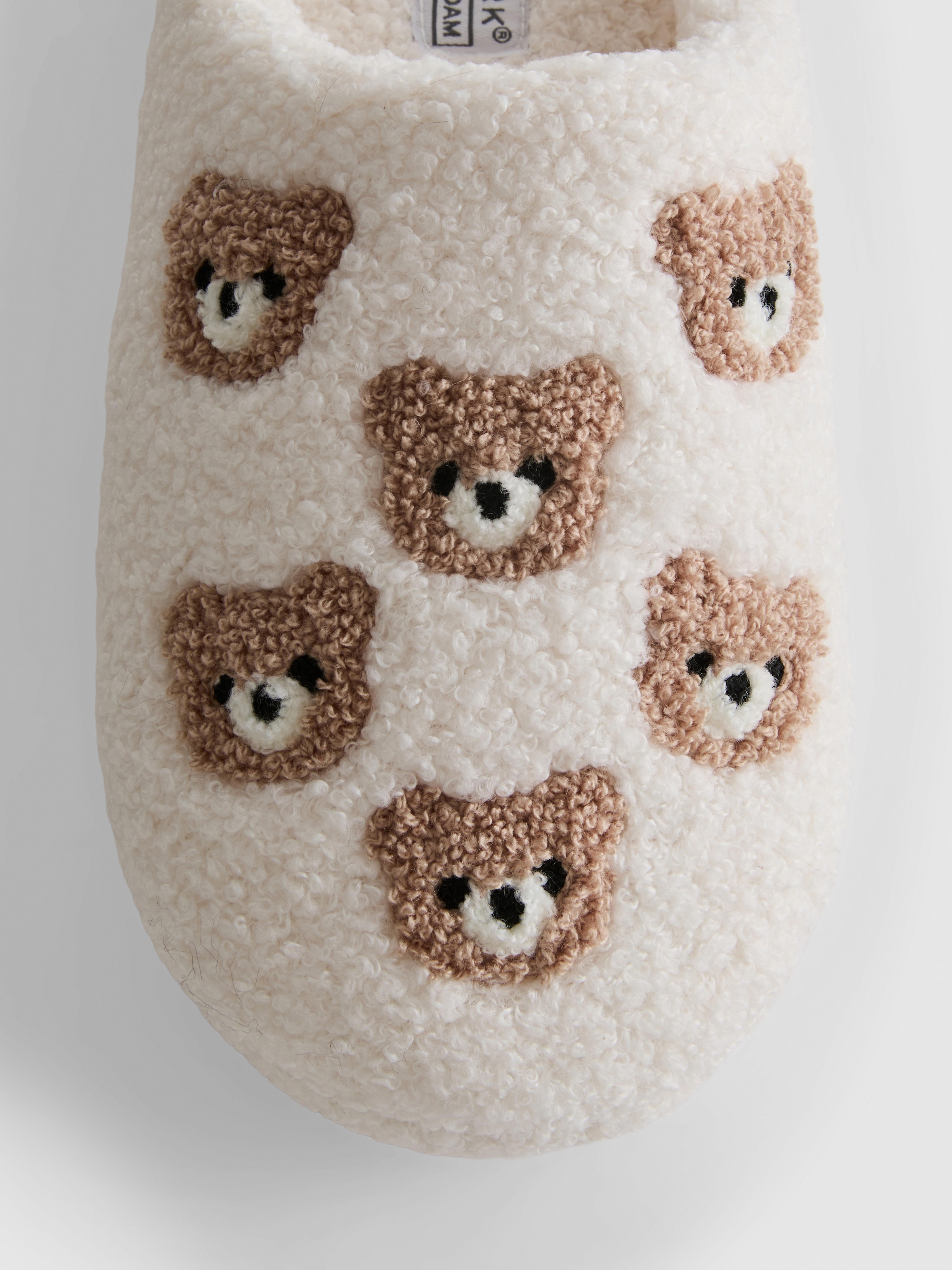 Teddy Fleece Mule Slippers