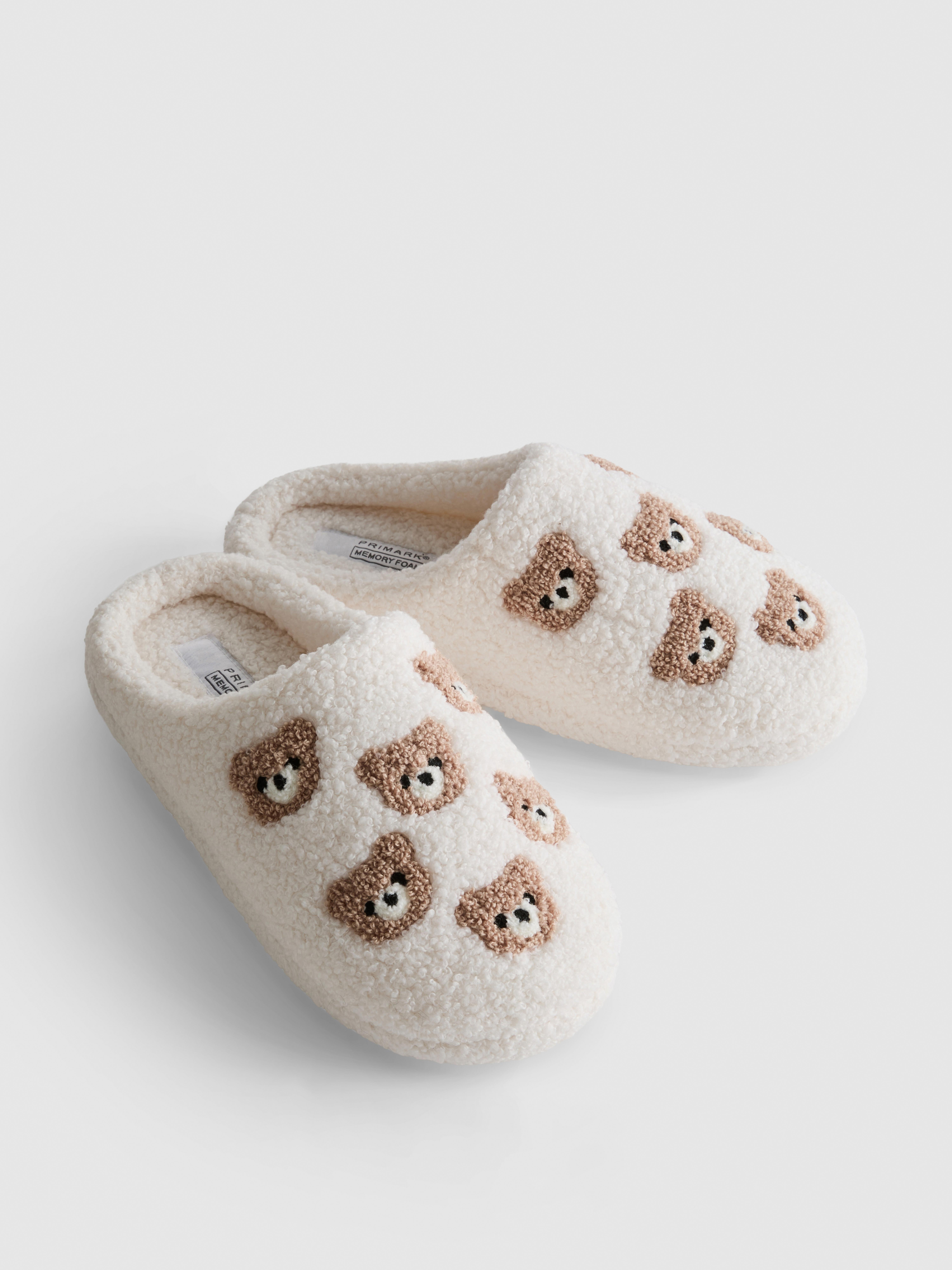 Teddy Fleece Mule Slippers