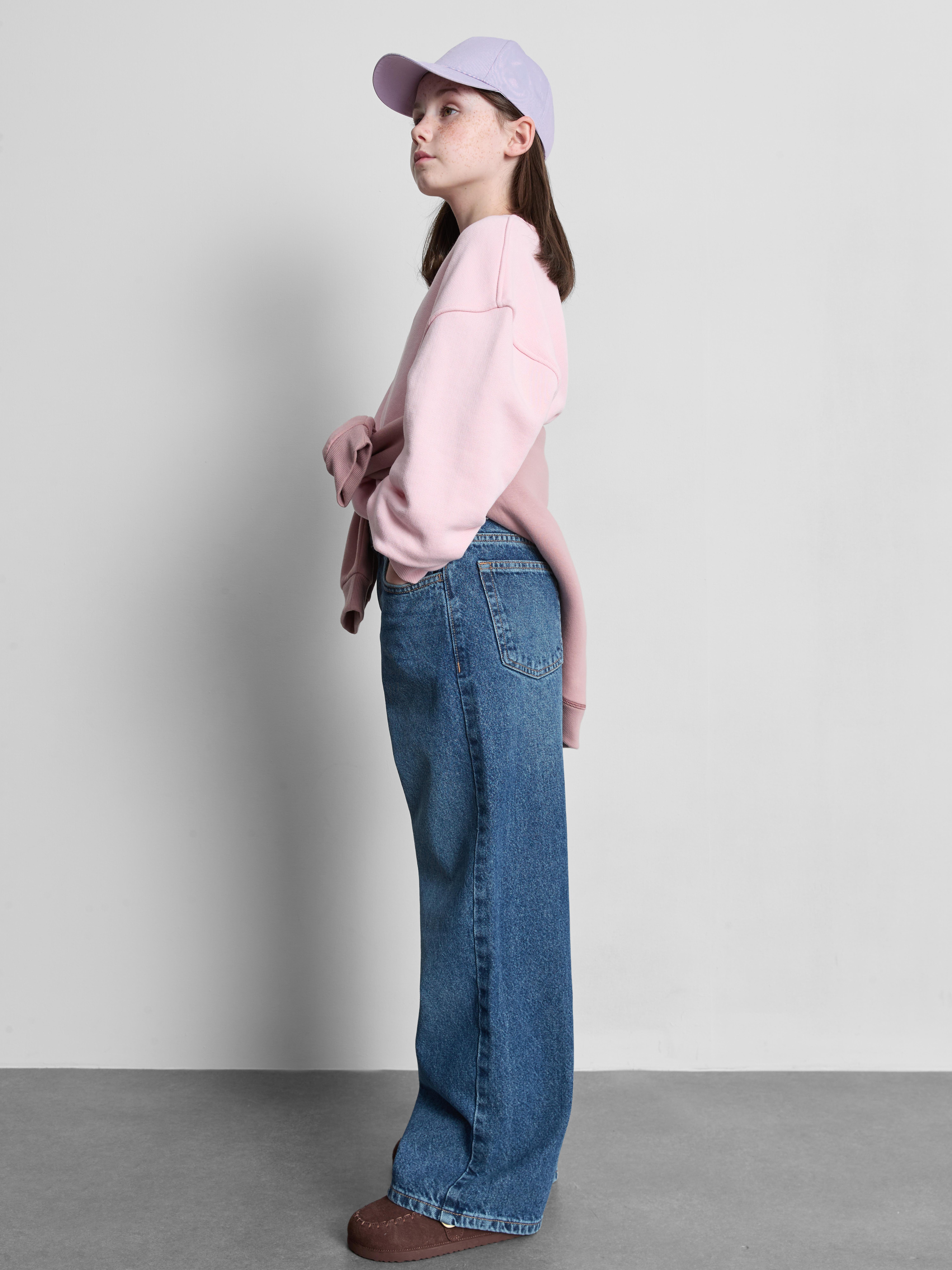 7-15yrs | Wide Leg Jeans