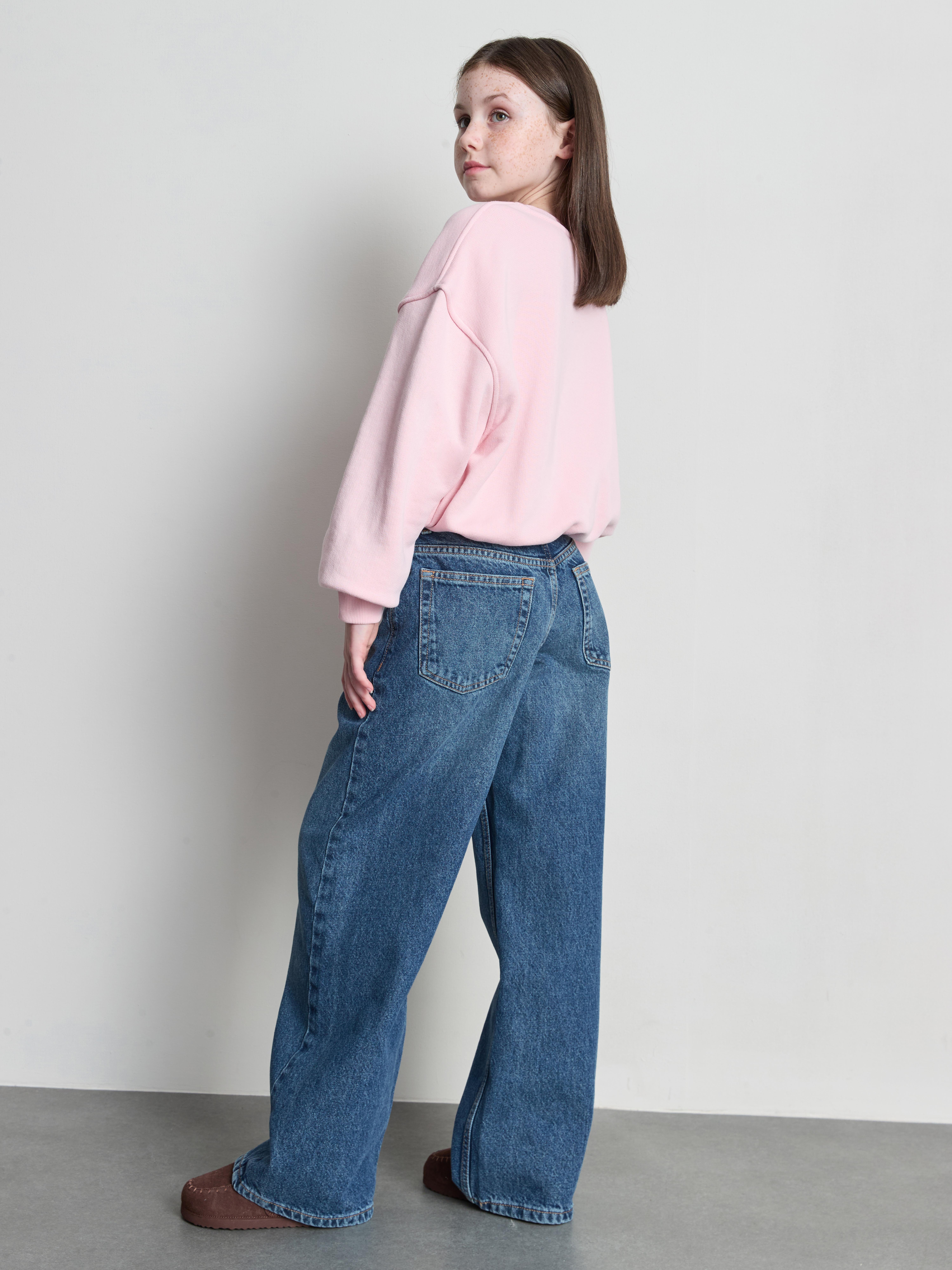 7-15yrs | Wide Leg Jeans