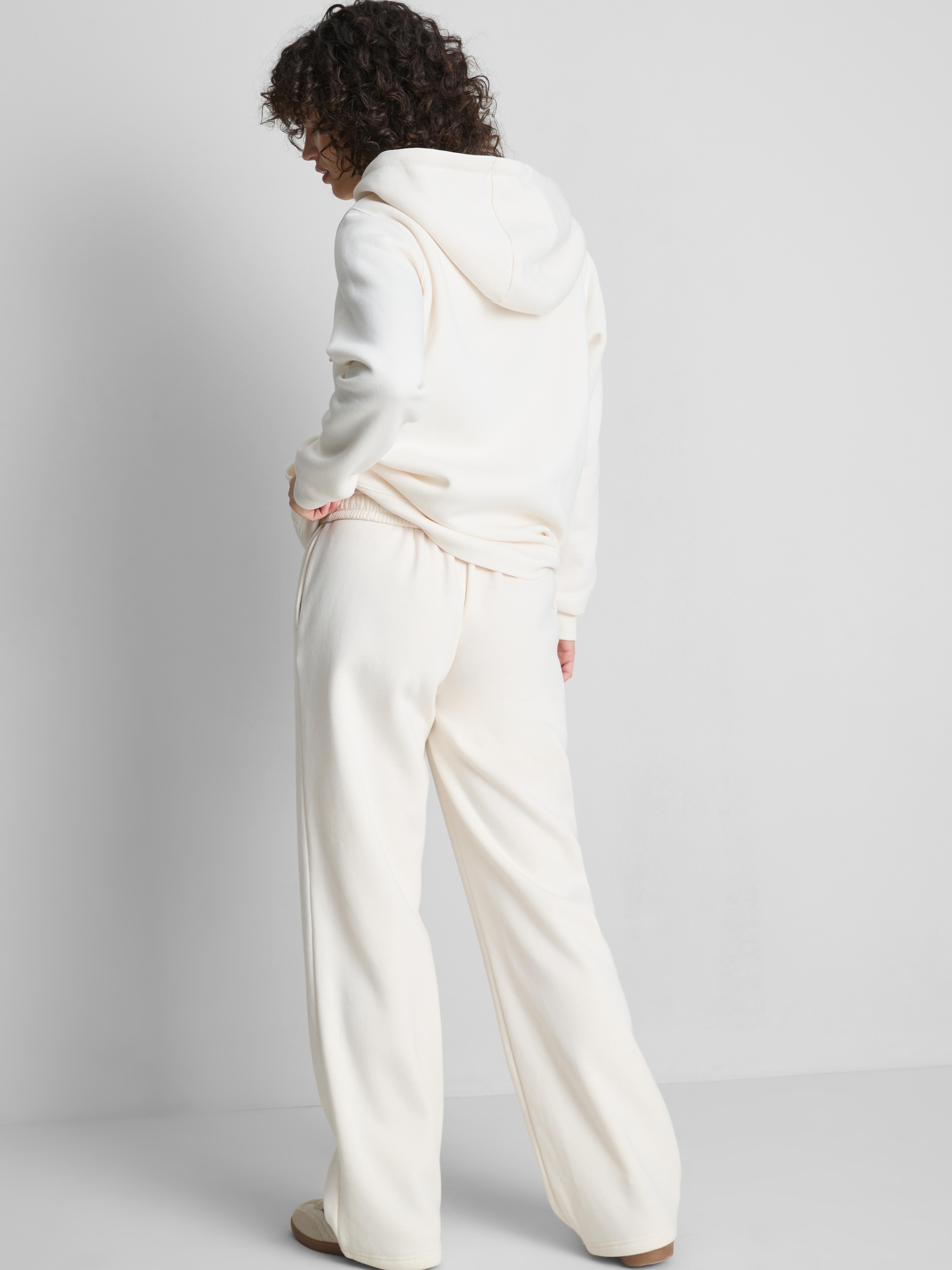 Essential Cotton Blend Zip Through Hoodie