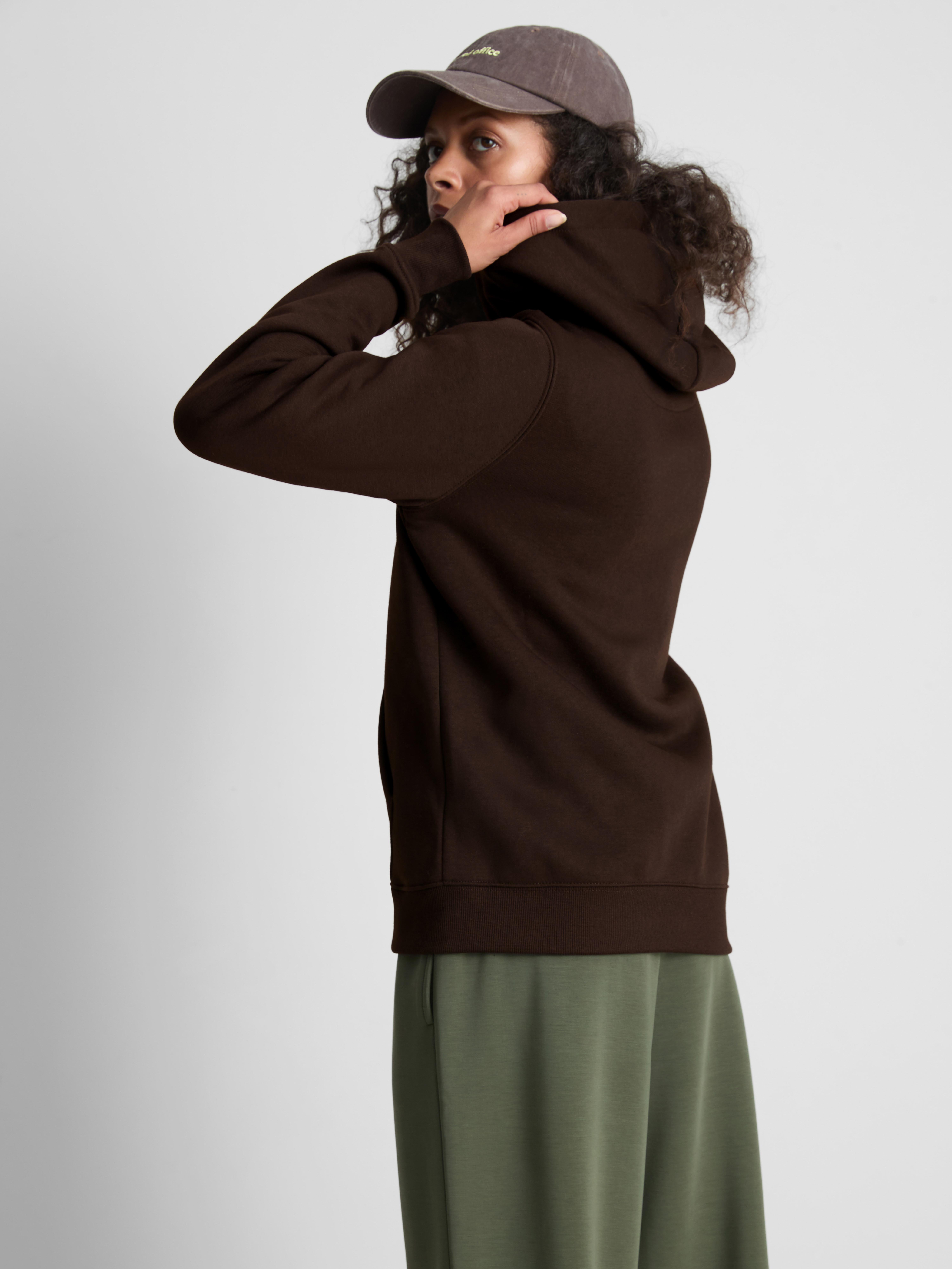 Essential Hoodie aus Baumwollmischung mit Reißverschluss