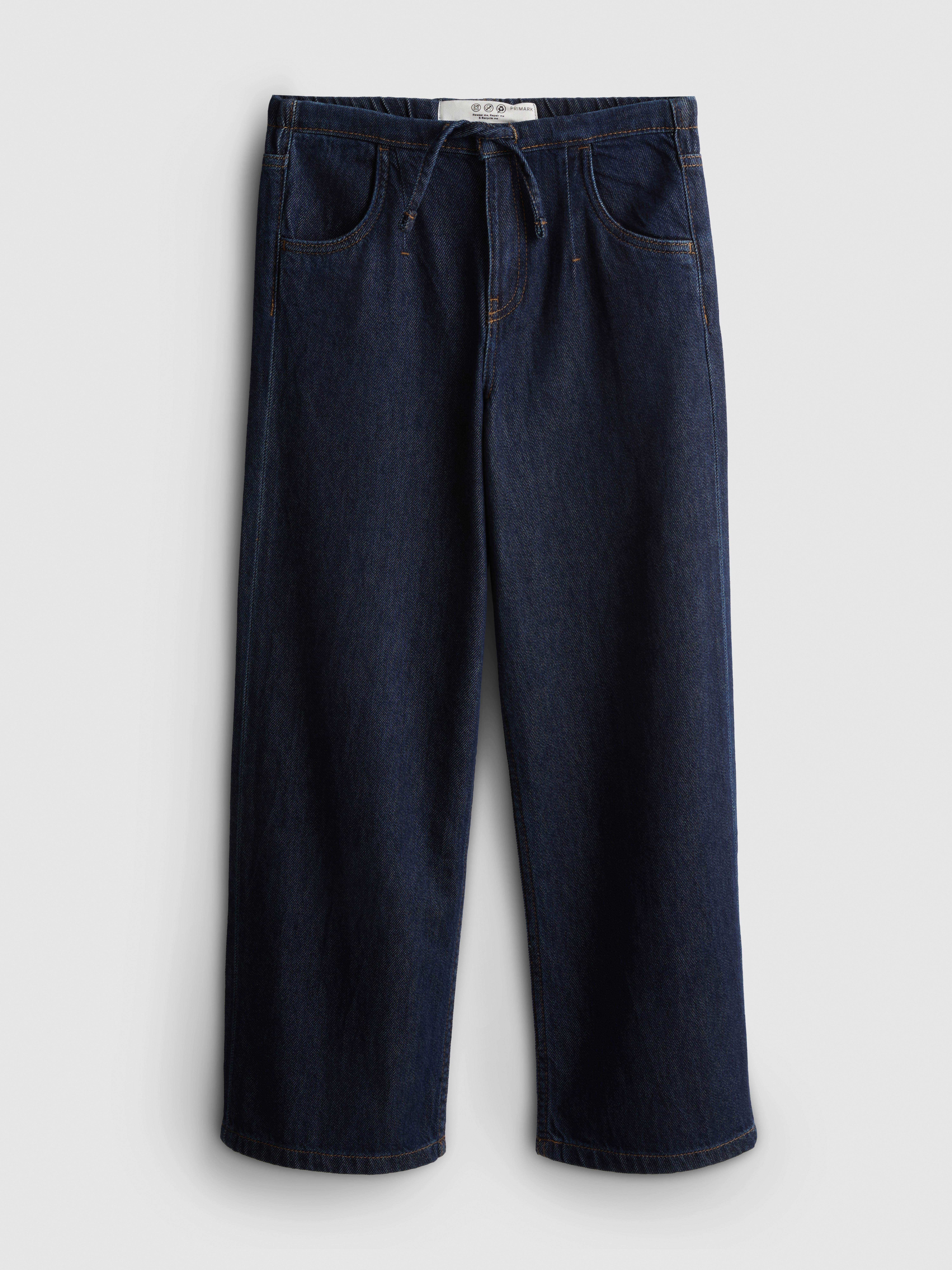 7-15yrs | Pure Cotton Wide Leg Jeans