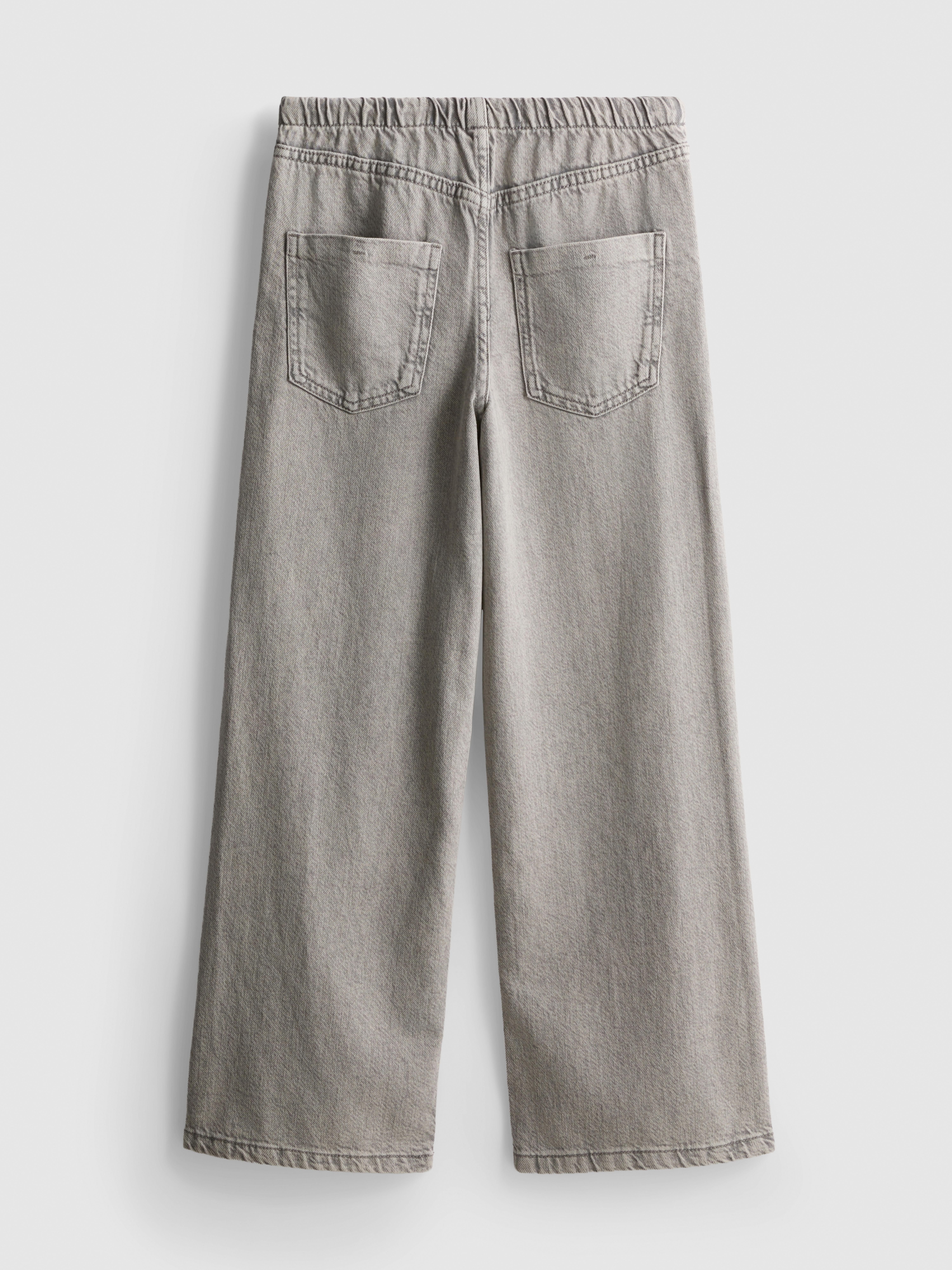 7-15yrs | Pure Cotton Wide-Leg Jeans