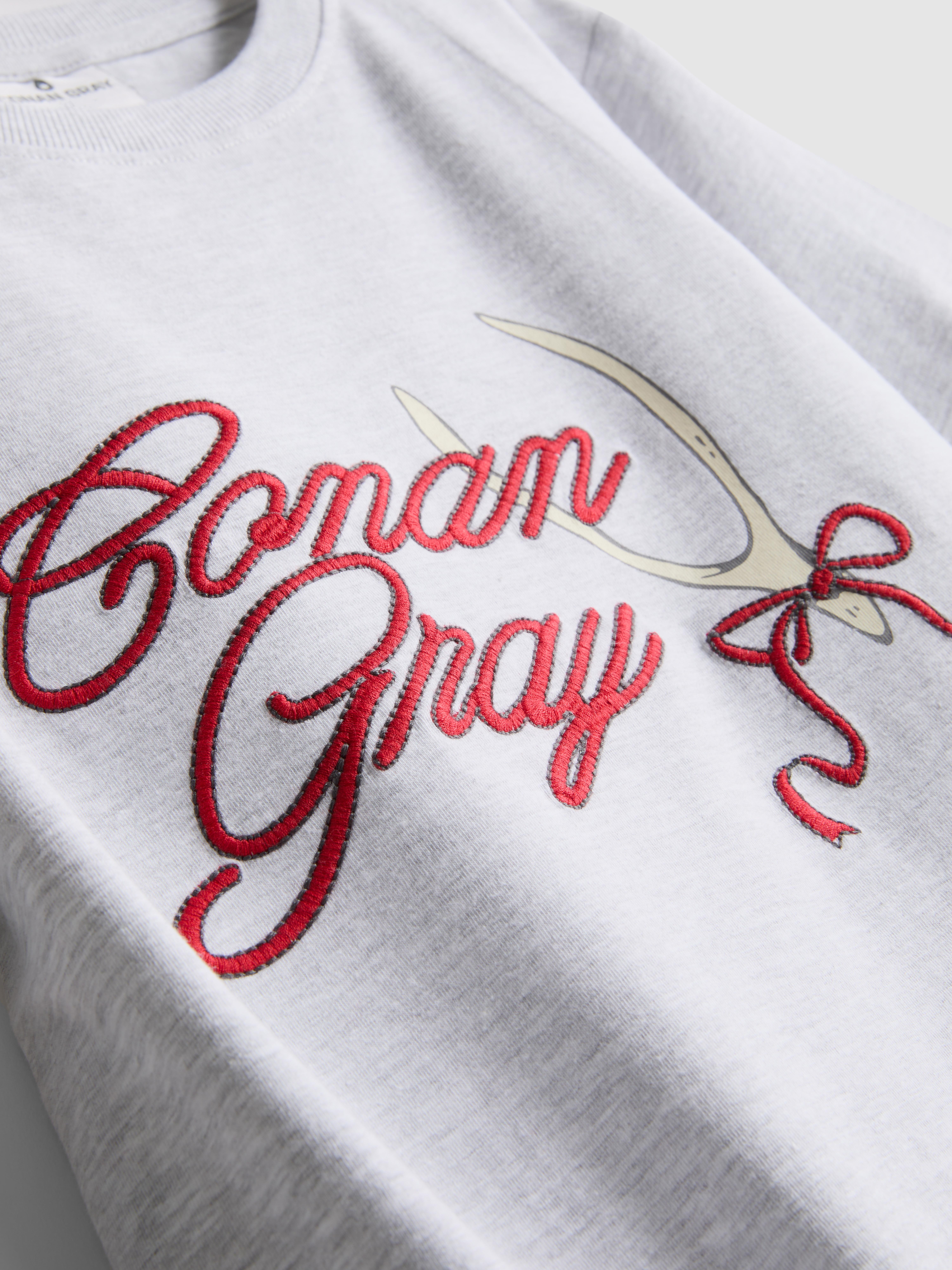 Cotton-Rich Conan Grey Tee