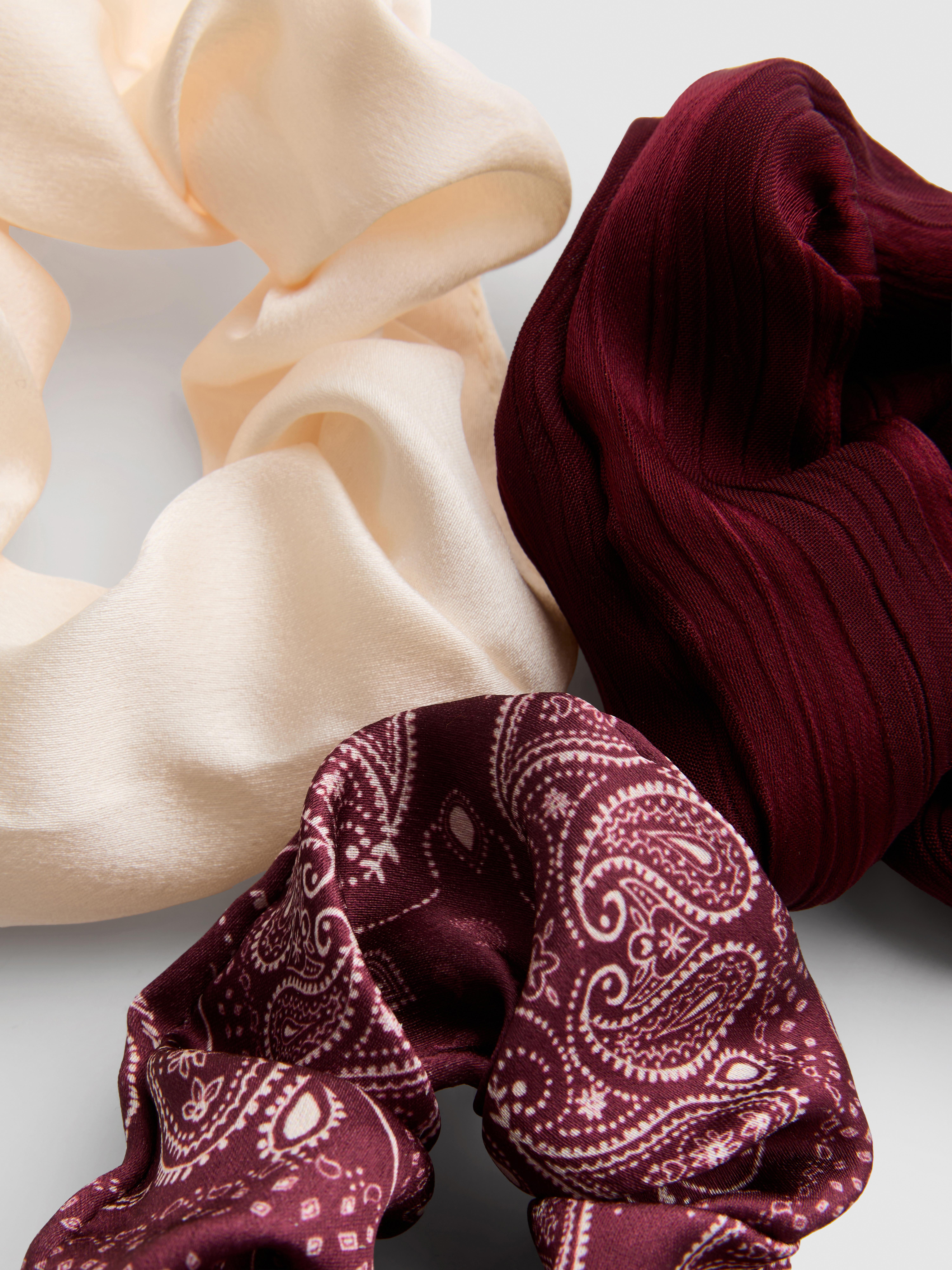 Haarscrunchies, set van 3