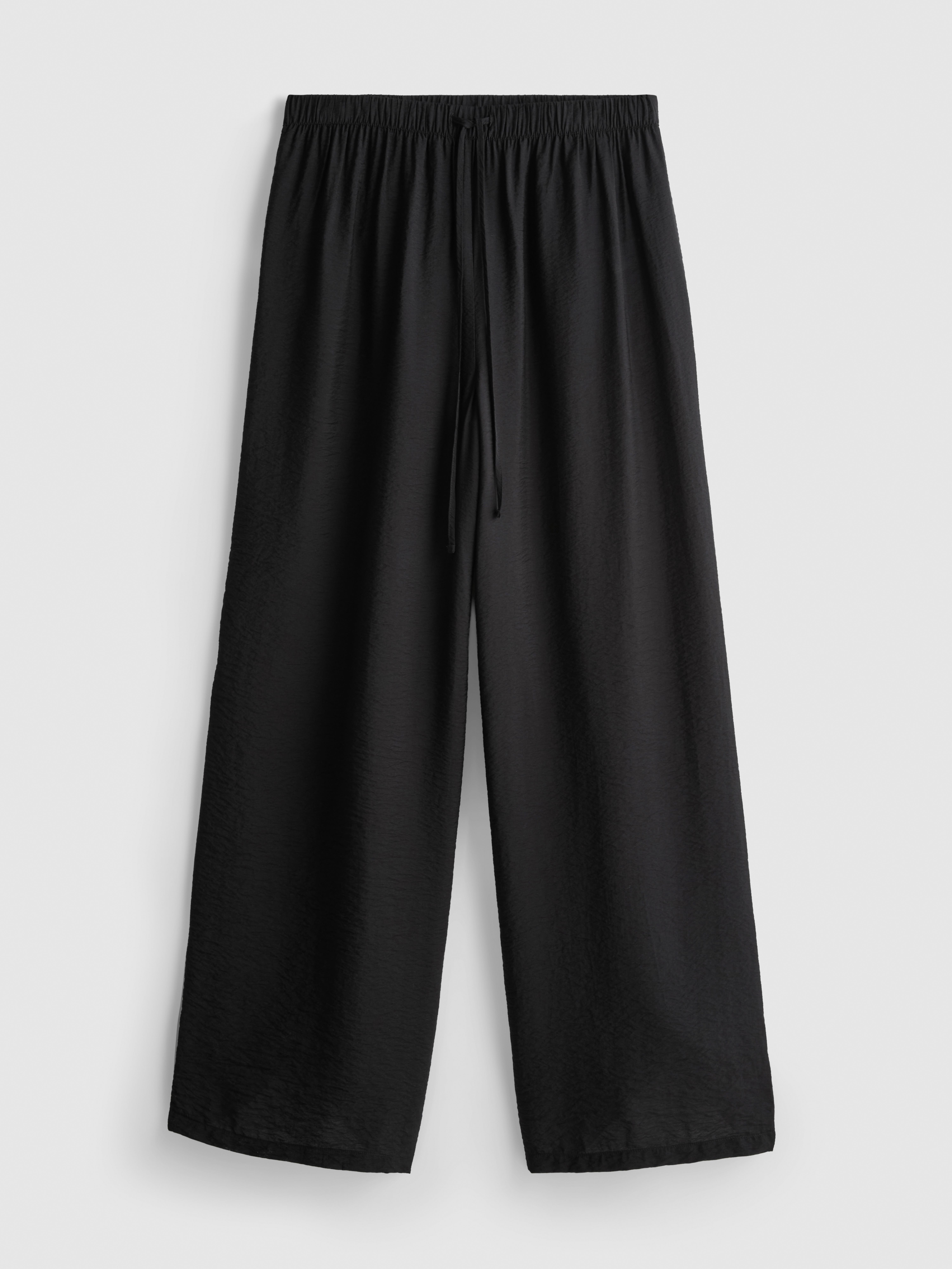 Pantalon large froncé