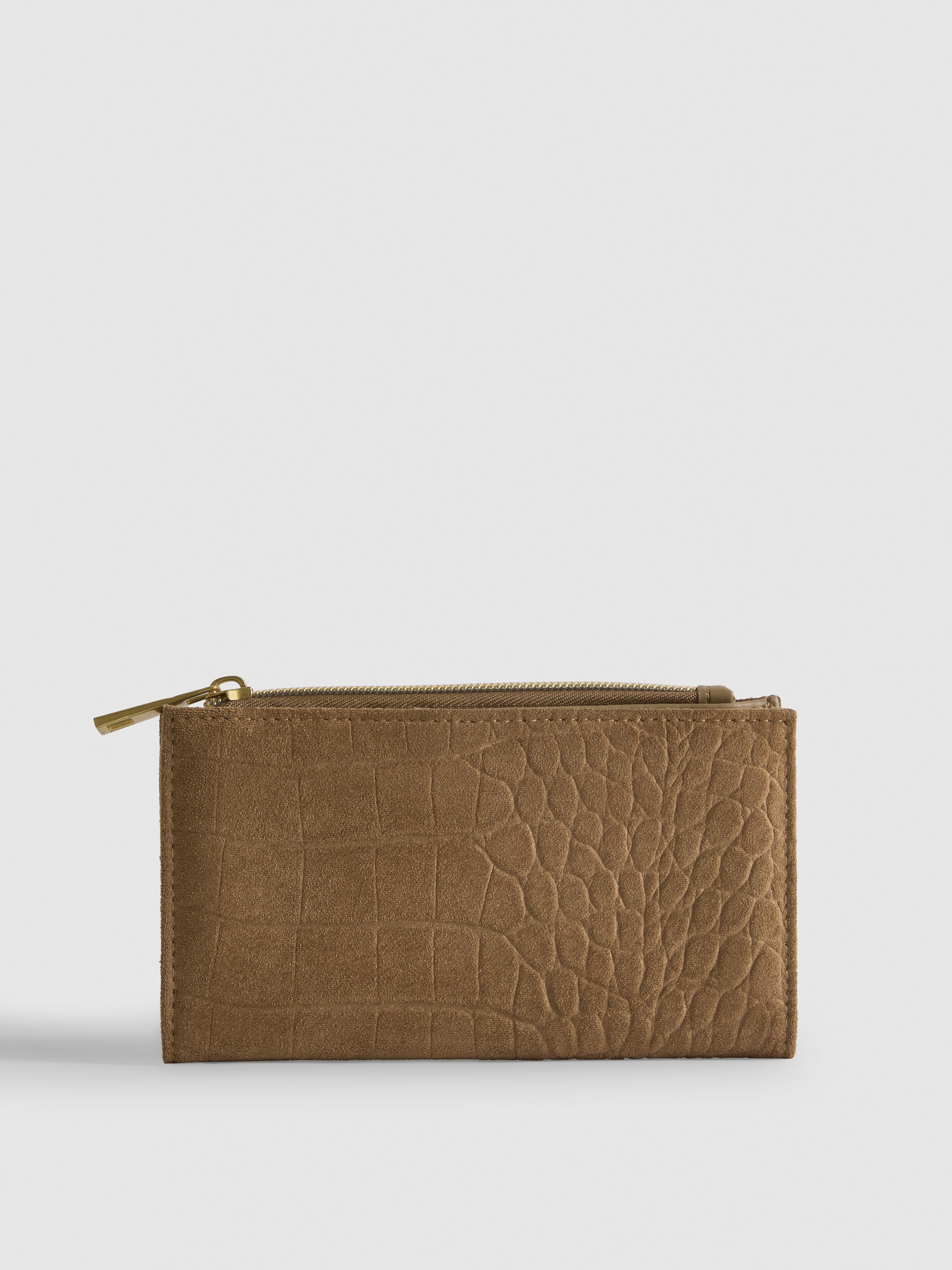 Croc-Effect Purse