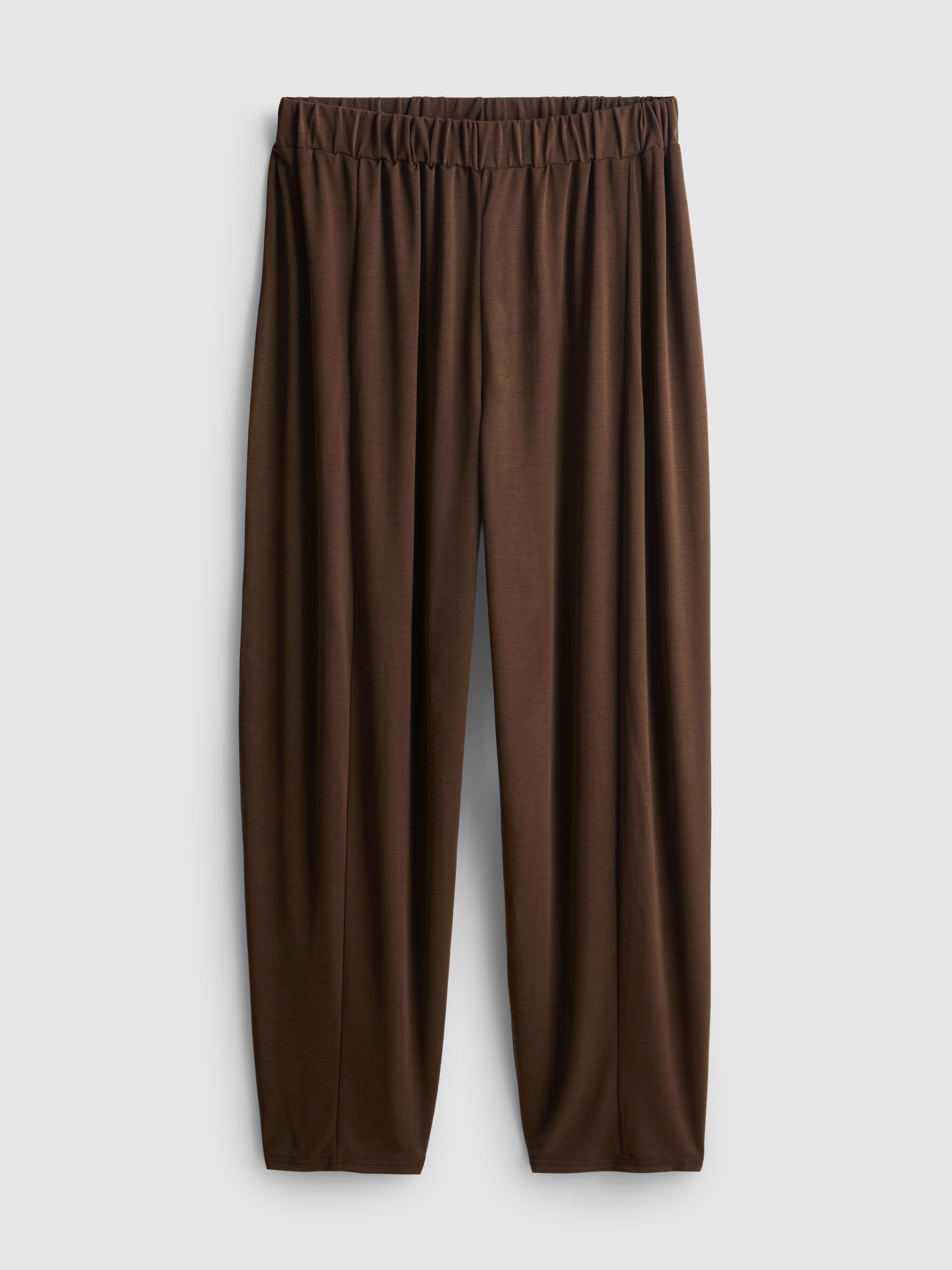 Pantaloni cocoon in jersey