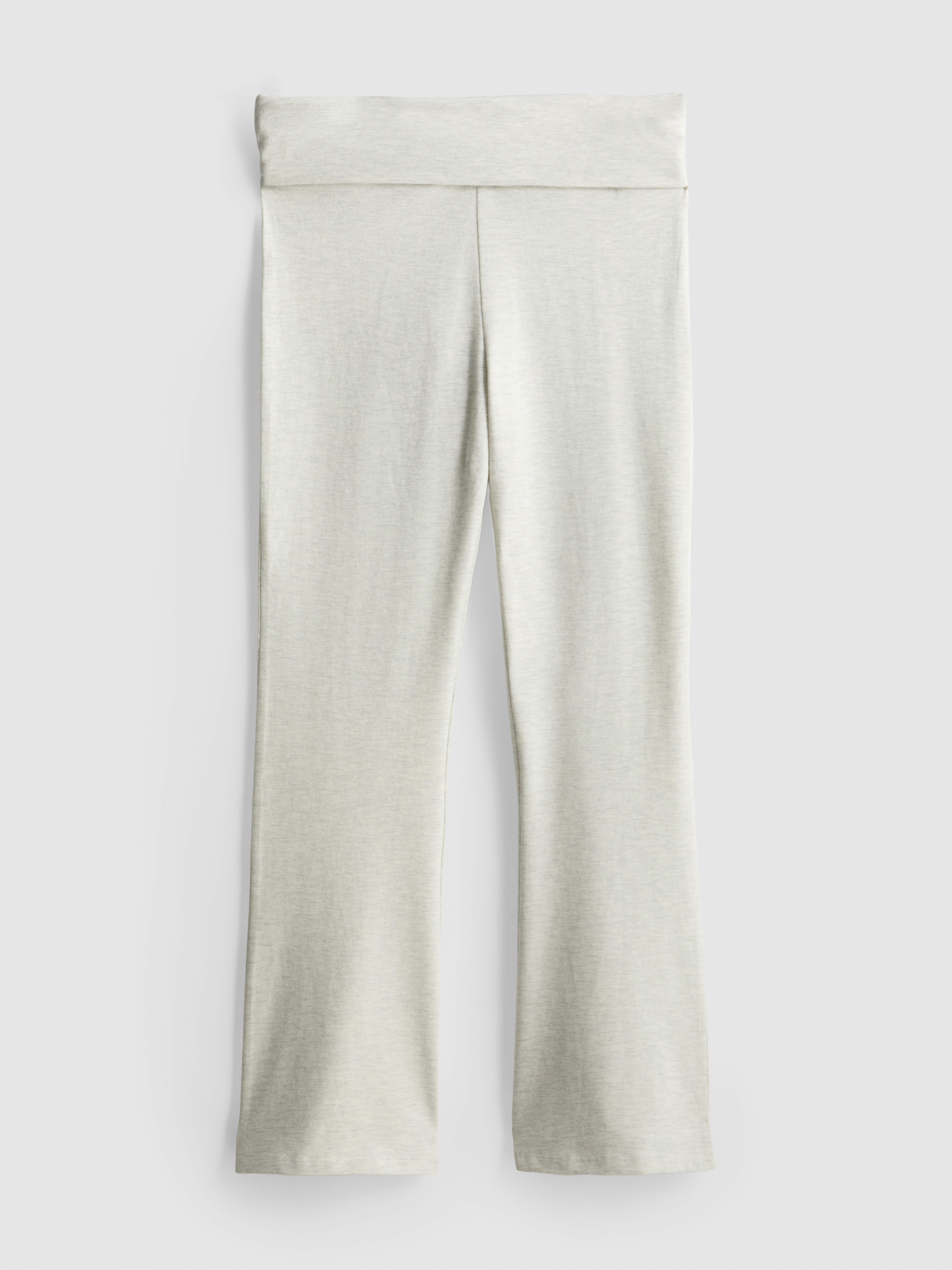 7-15 anos | Leggings boca sino cintura dobra algodão