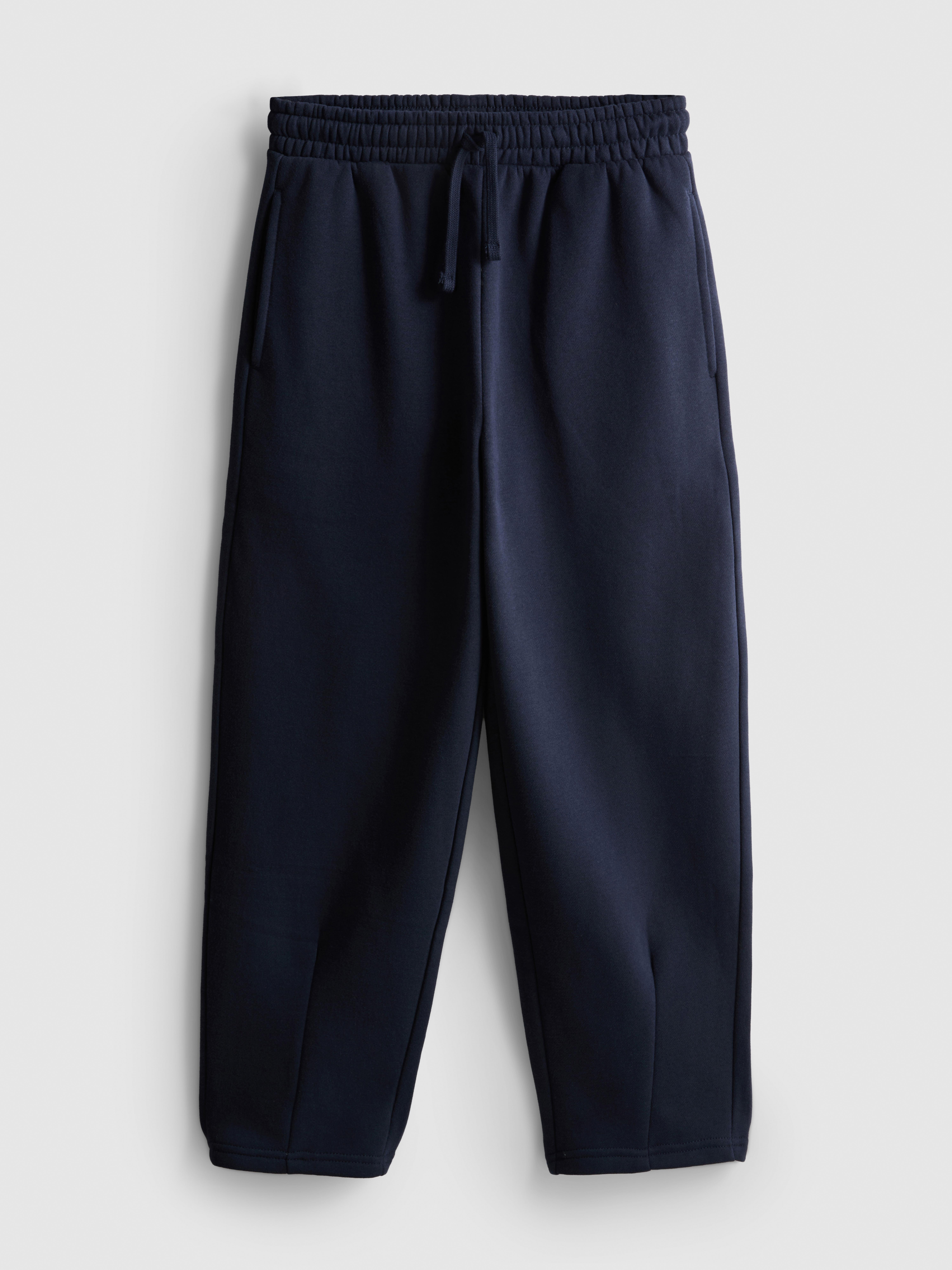7–15 Jahre | Barrel-Fit-Jogginghose mit hohem Baumwollanteil Marineblau