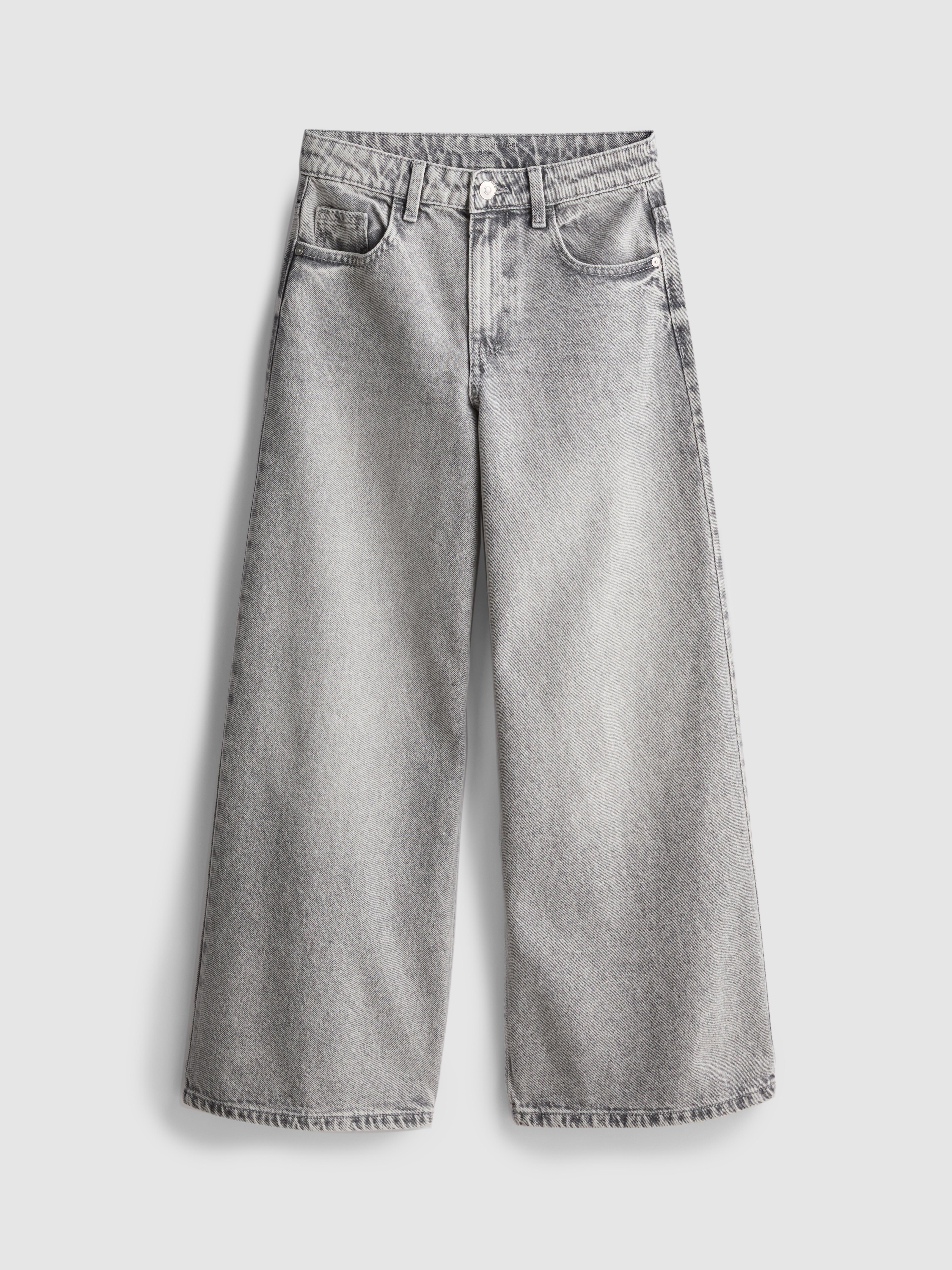 7-15yrs | Pure Cotton Wide-Leg Jeans