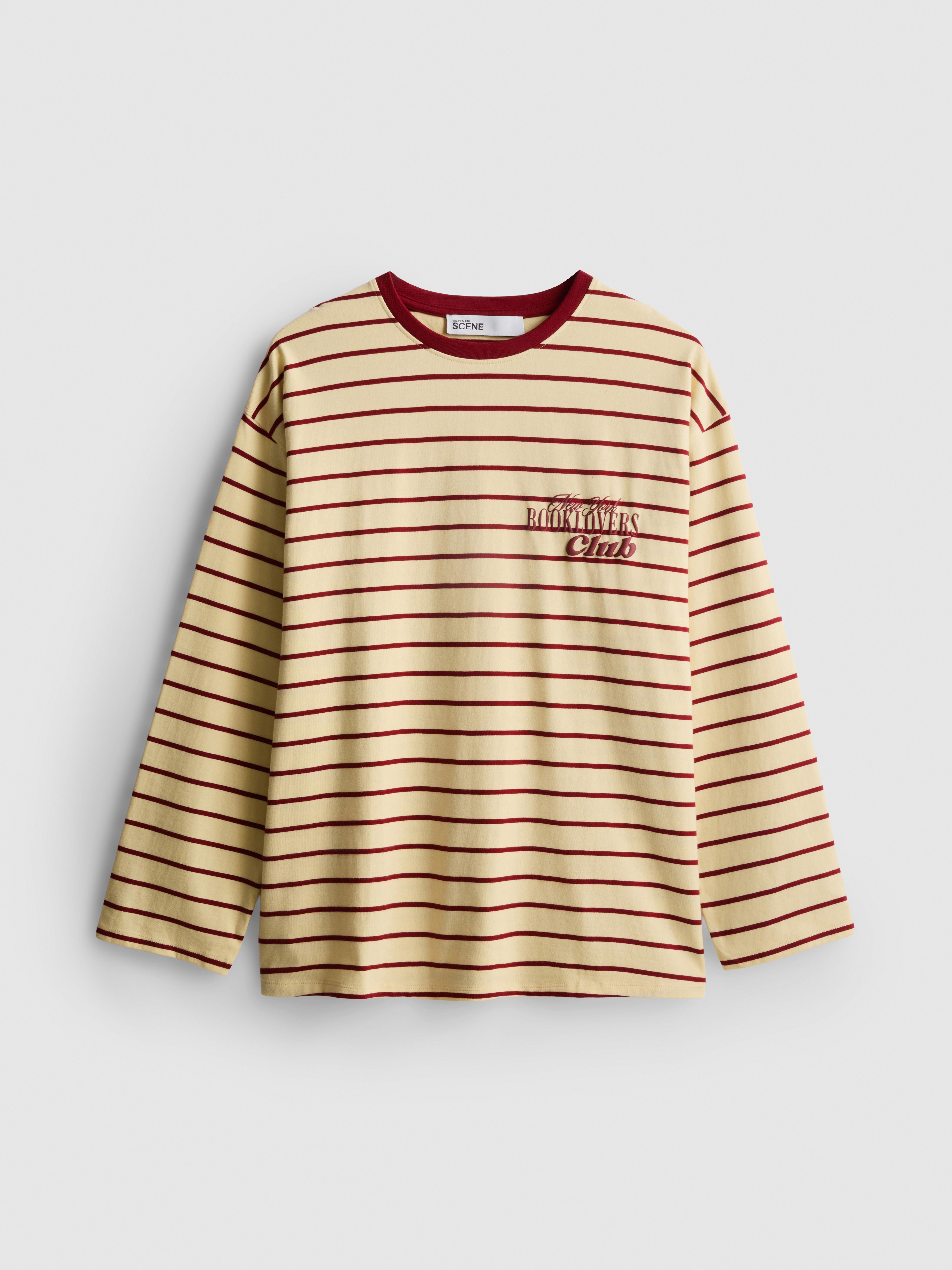 The Primark Scene | Striped Graphic Long-Sleeve Tee