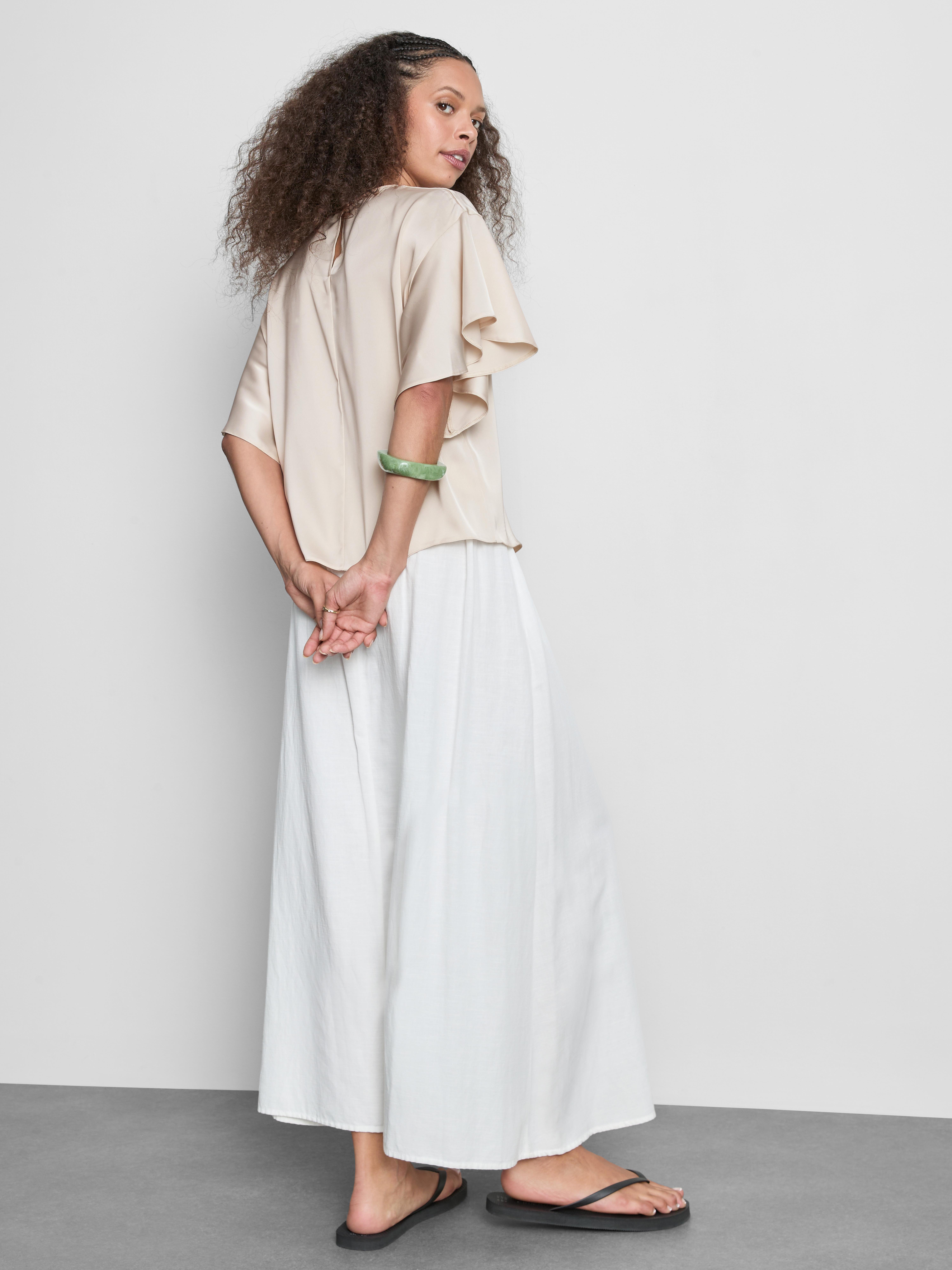 Short Sleeve Satin T-Shirt
