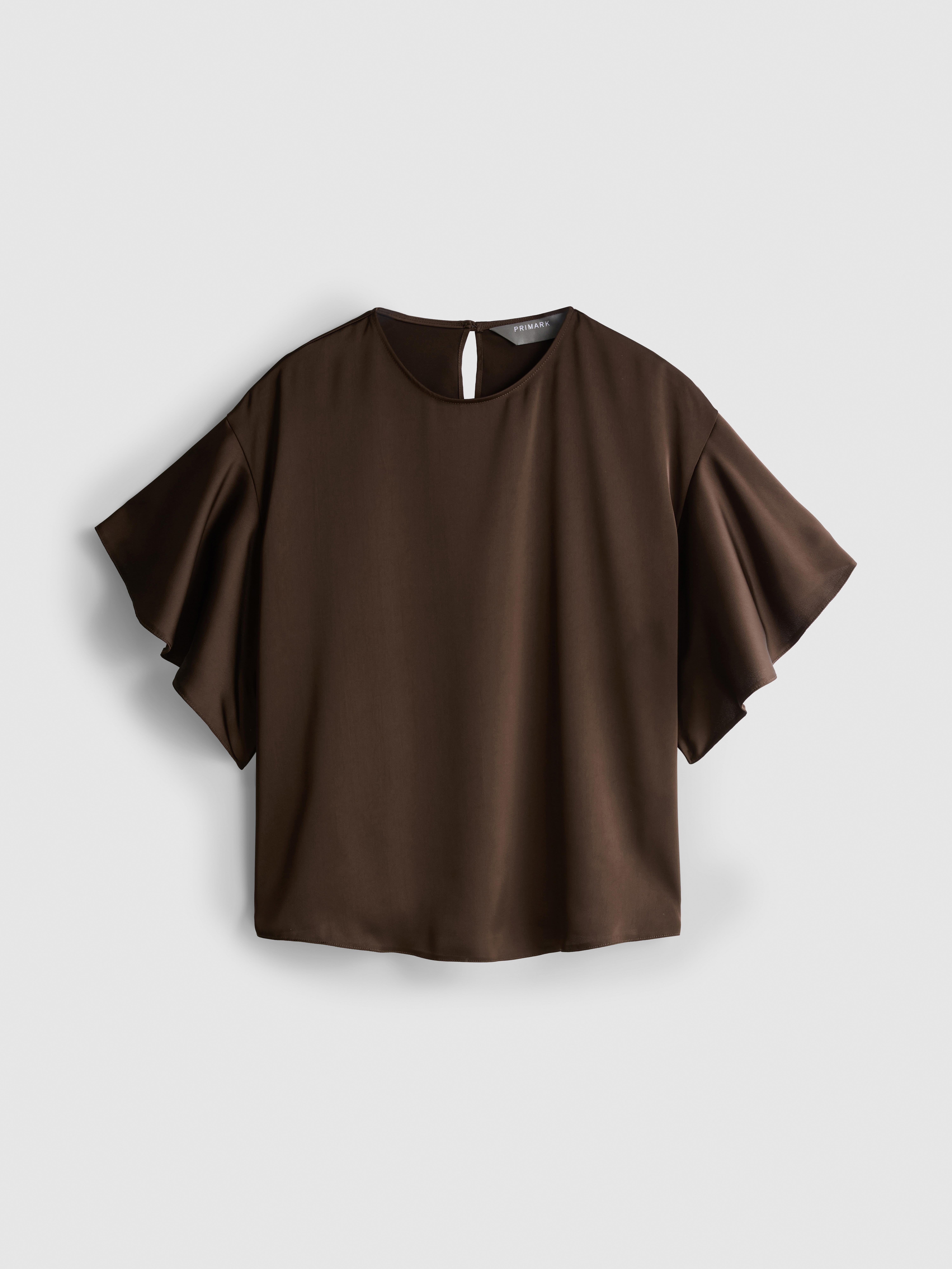 Short Sleeve Satin T-Shirt
