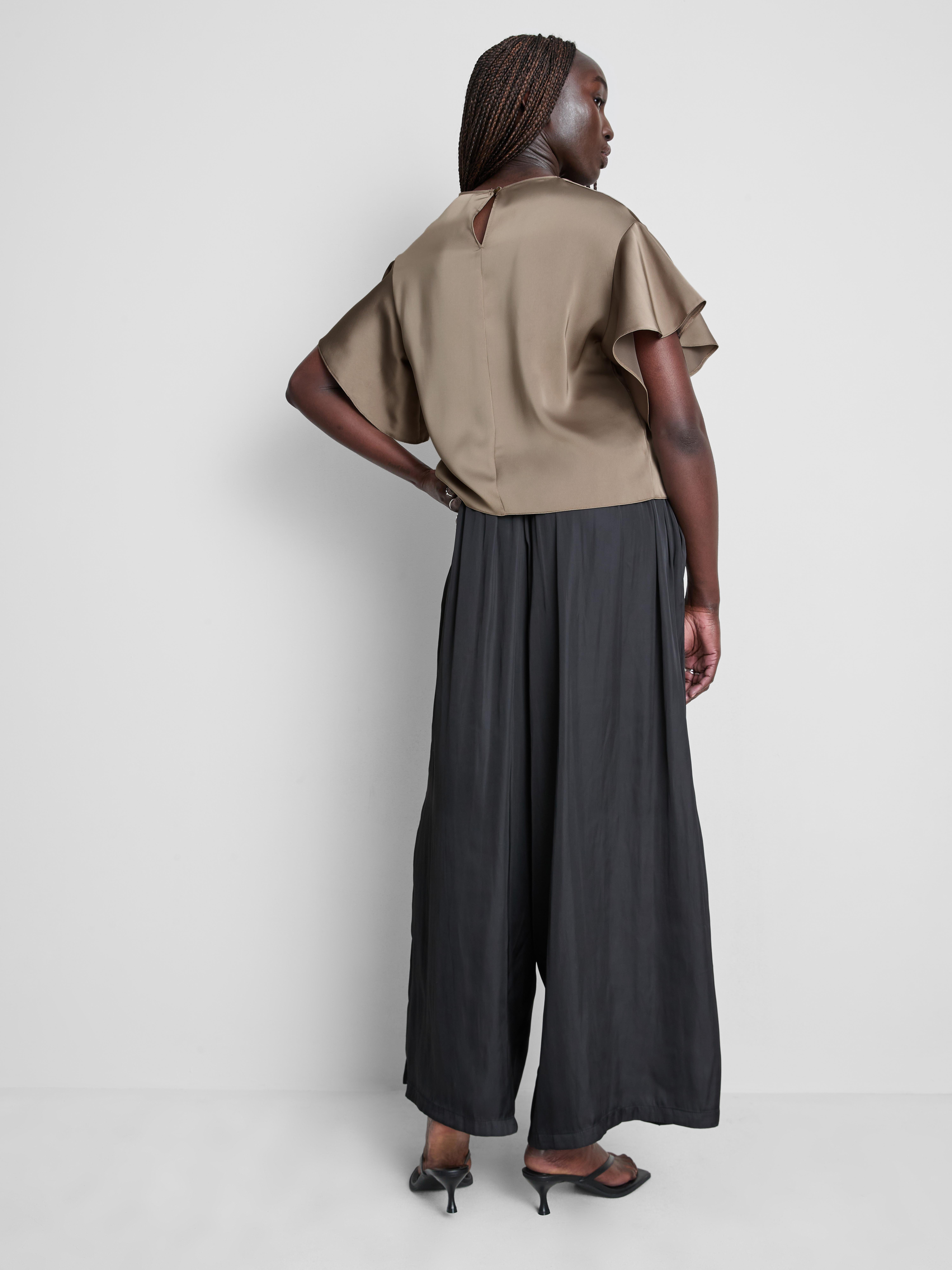 Short Sleeve Satin T-Shirt