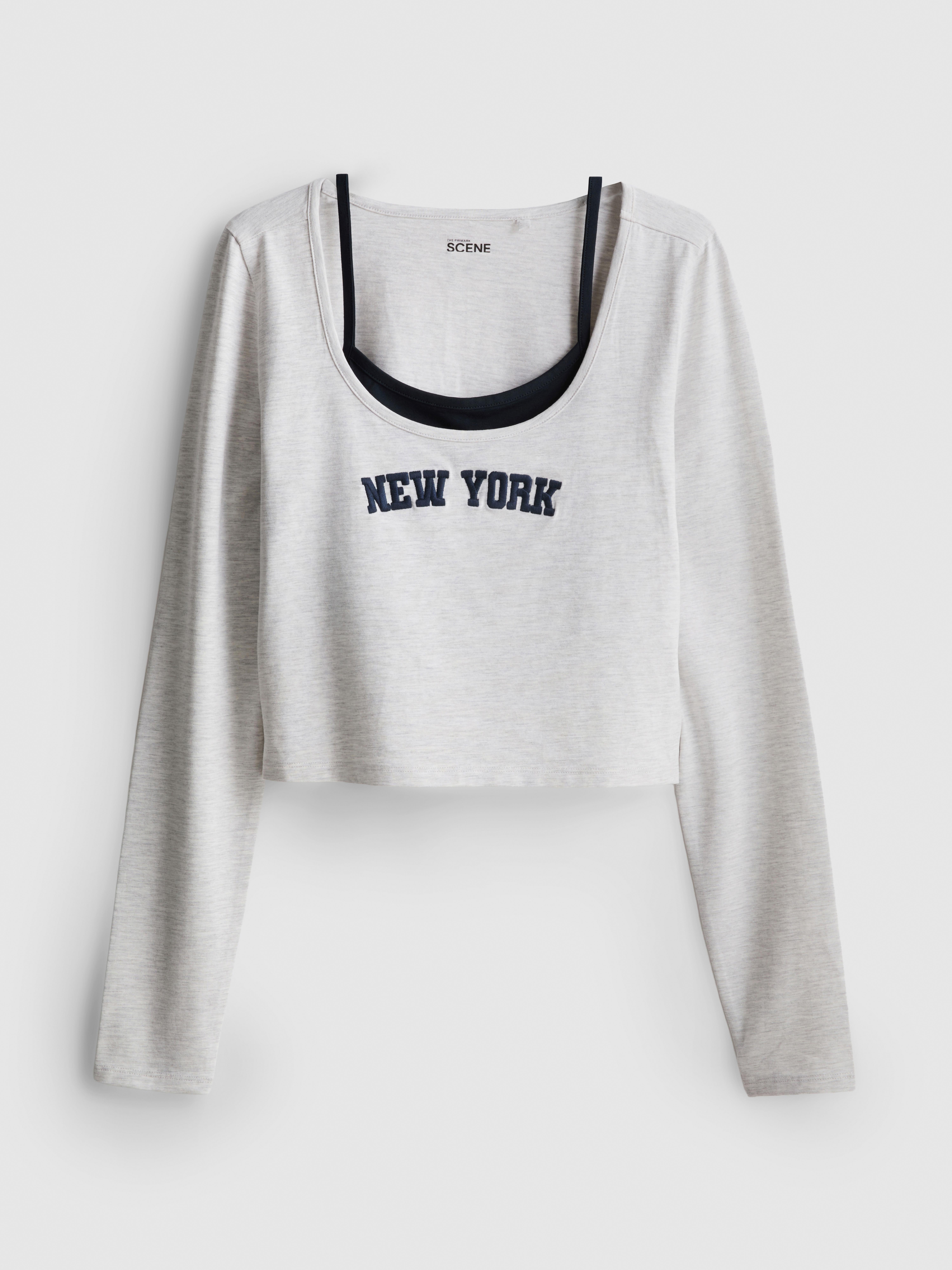 The Primark Scene | Double-Layered Slogan Top
