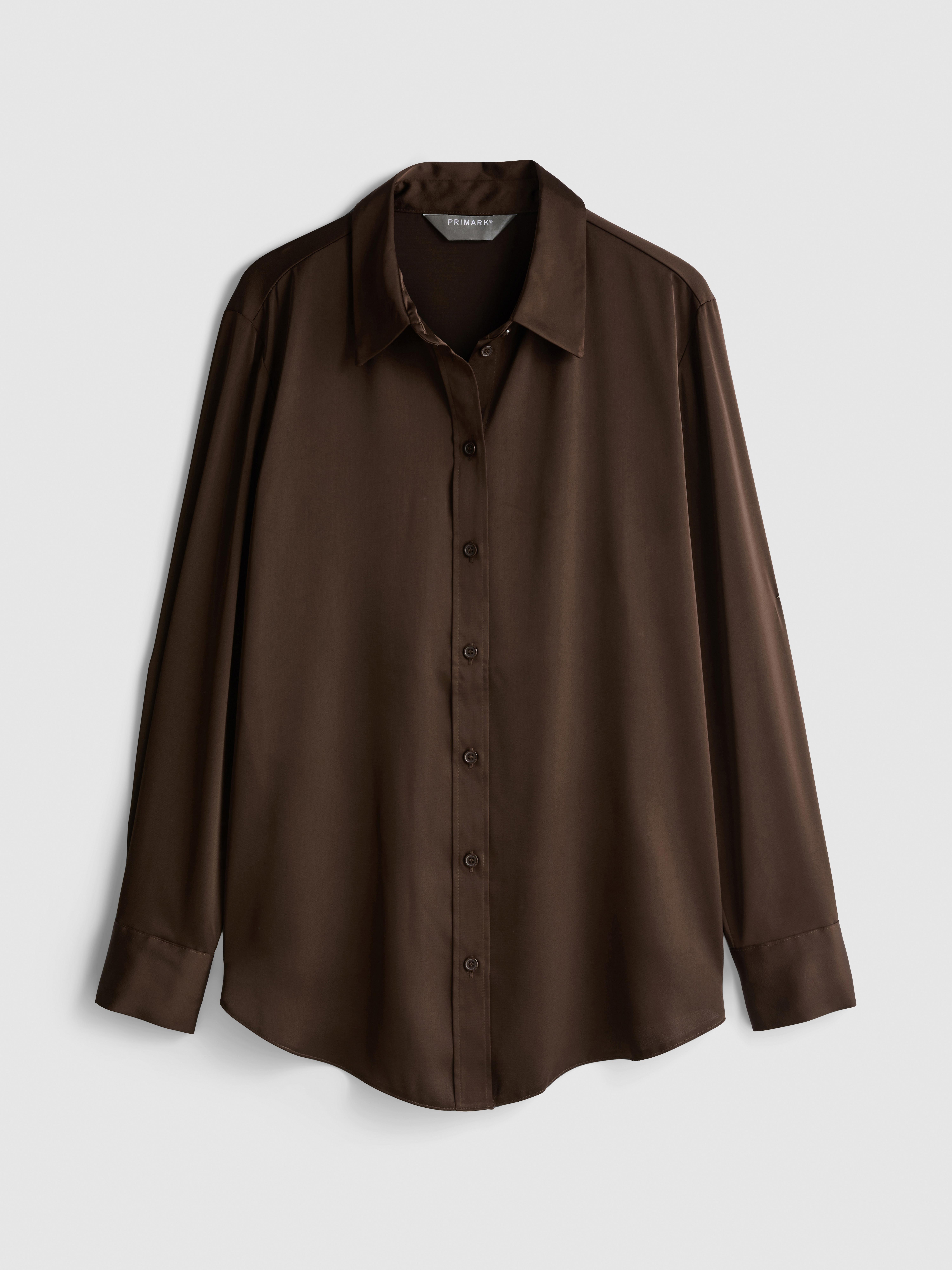 Relaxed Satin Shirt