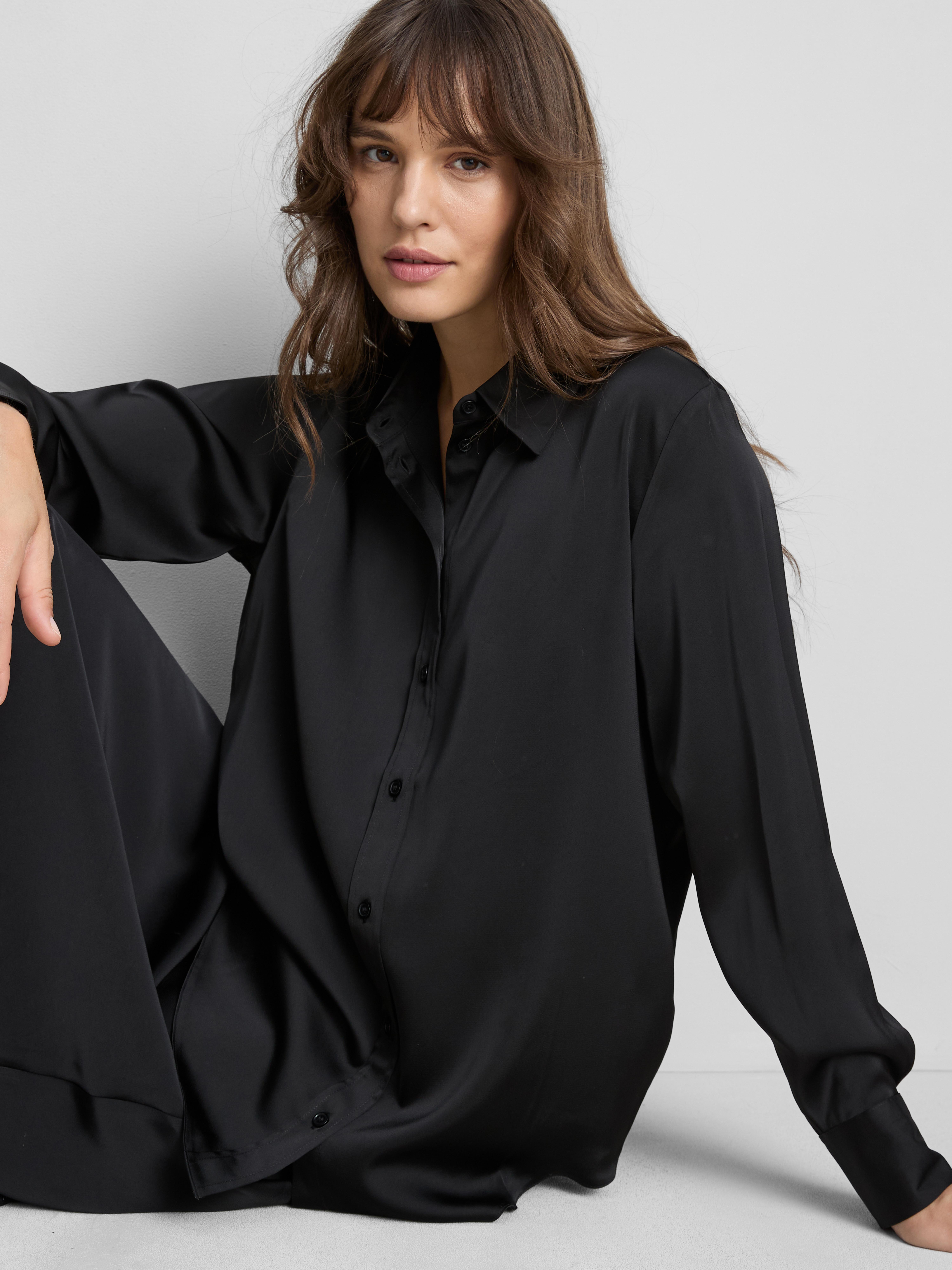 Relaxed Satin Shirt