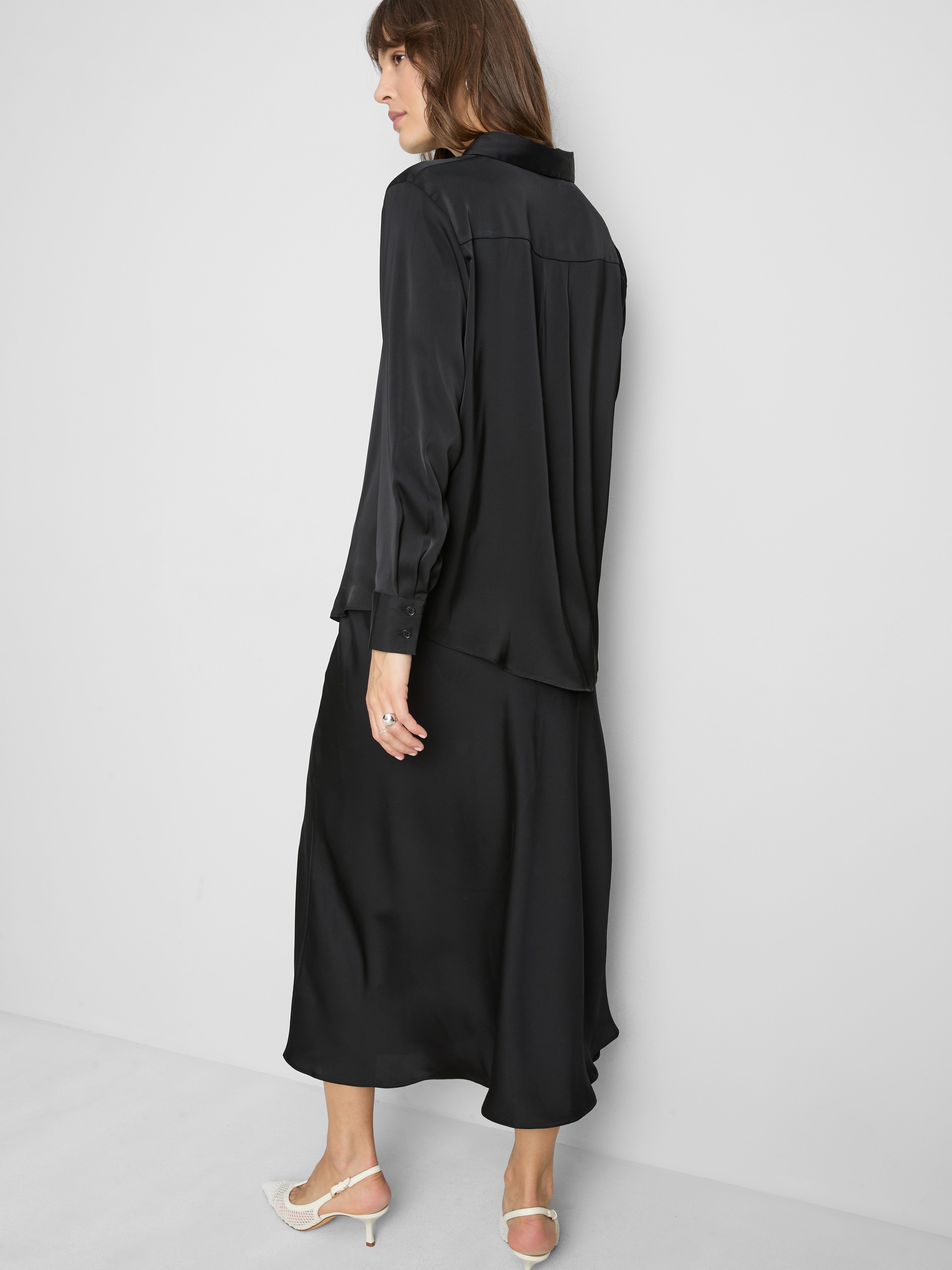 Relaxed Satin Shirt