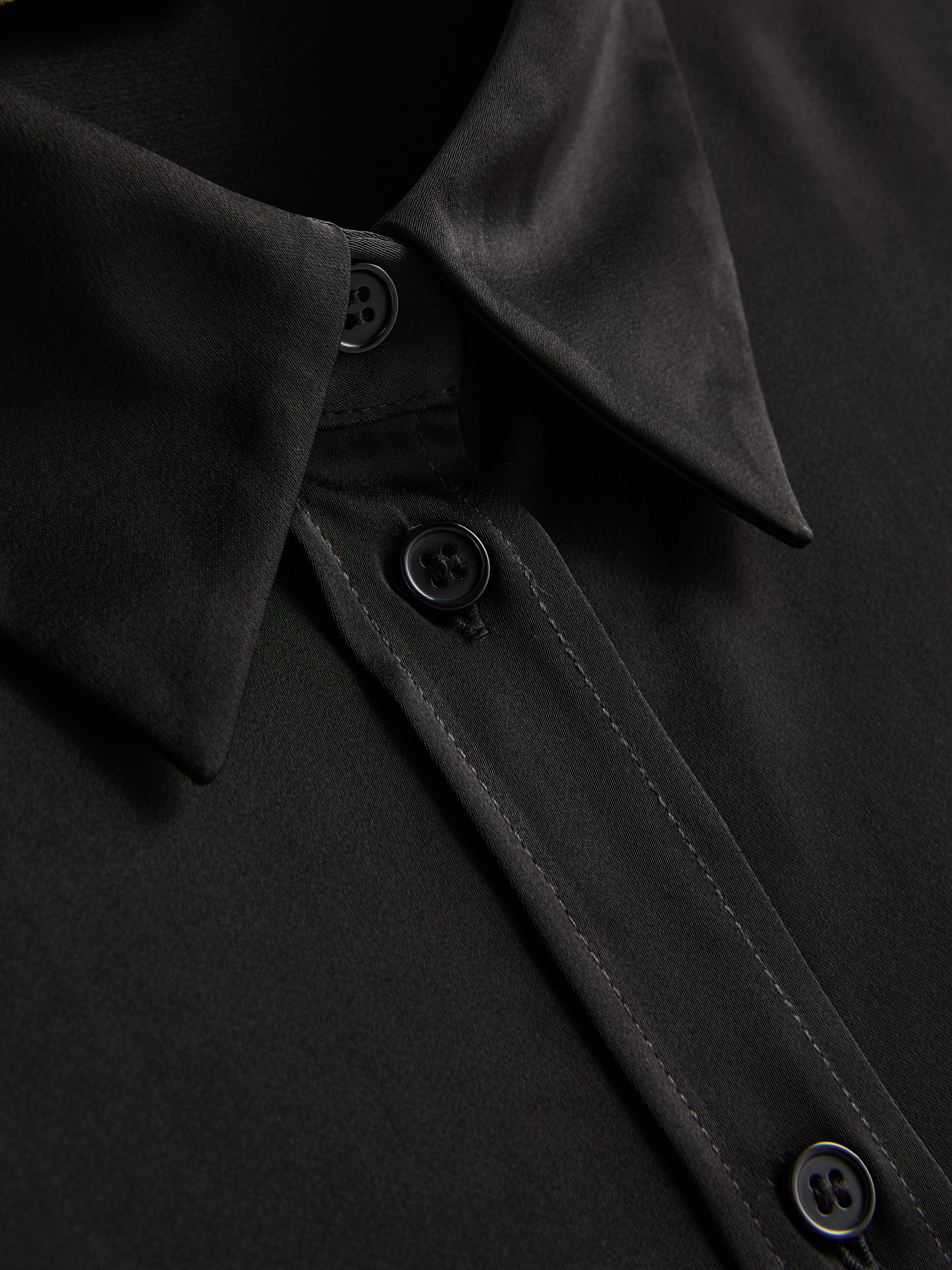 Relaxed Satin Shirt