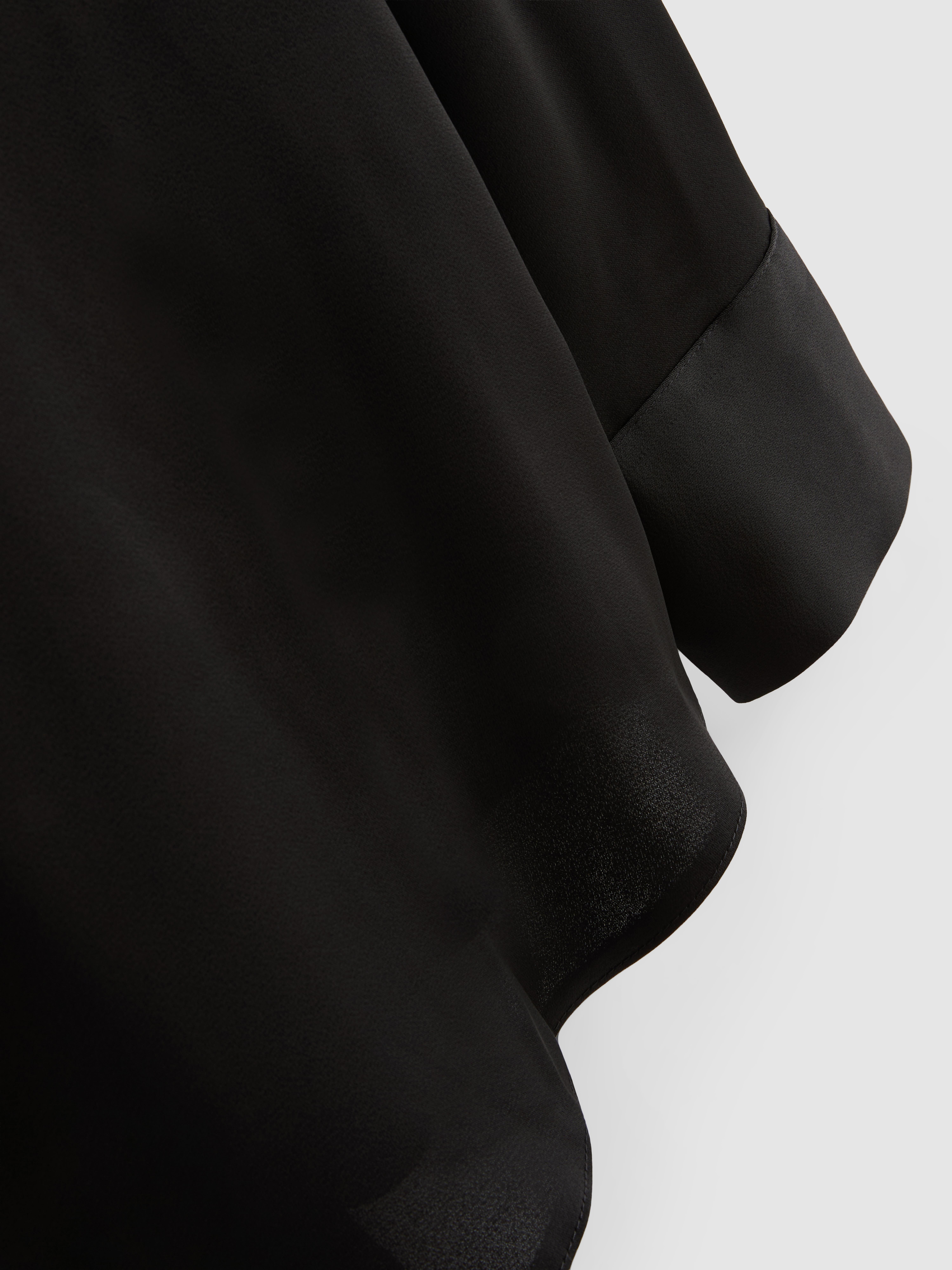 Relaxed Satin Shirt