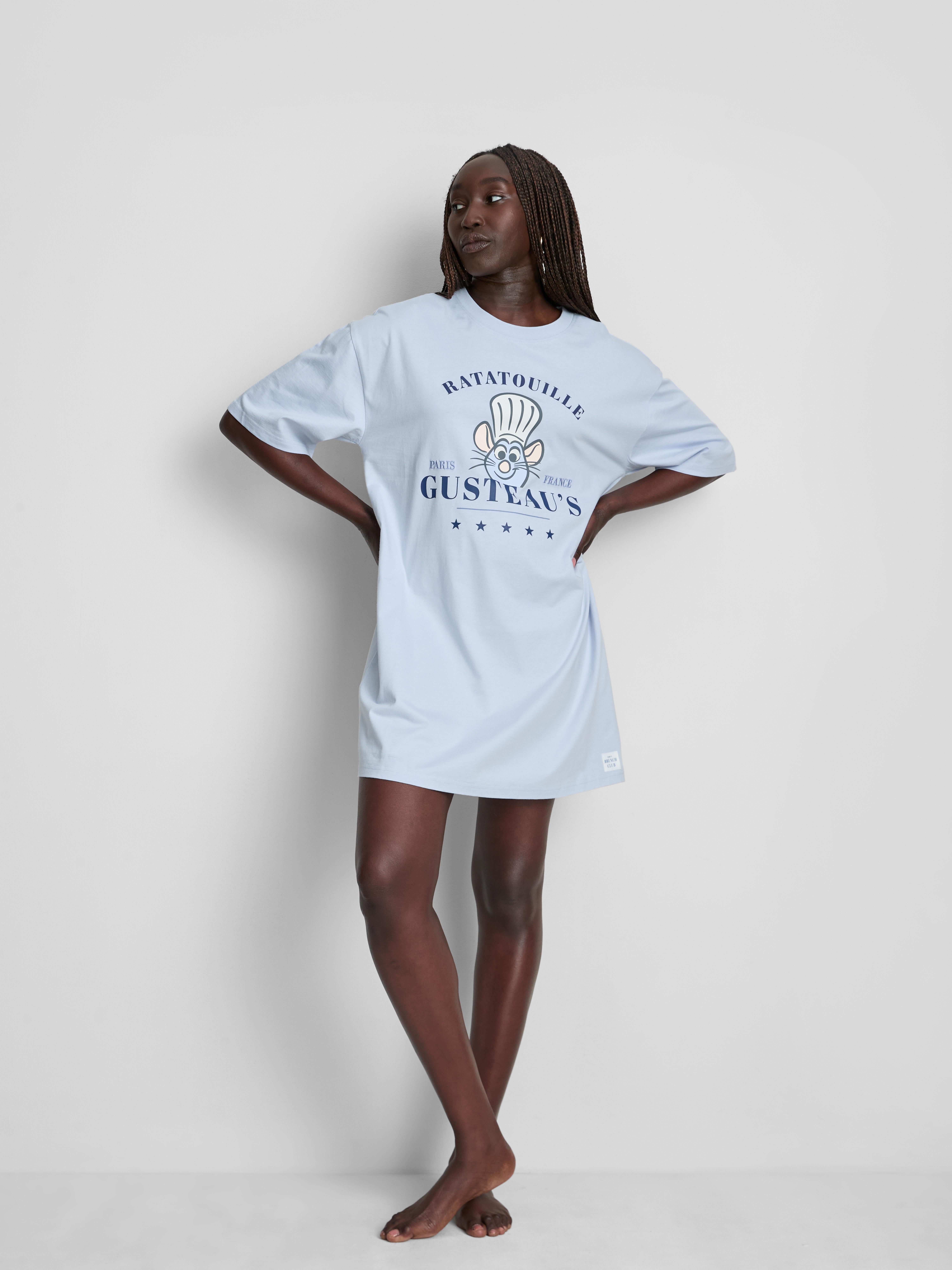 Nachthemd im Oversized-Look mit „Disney Ratatouille“ Grafik