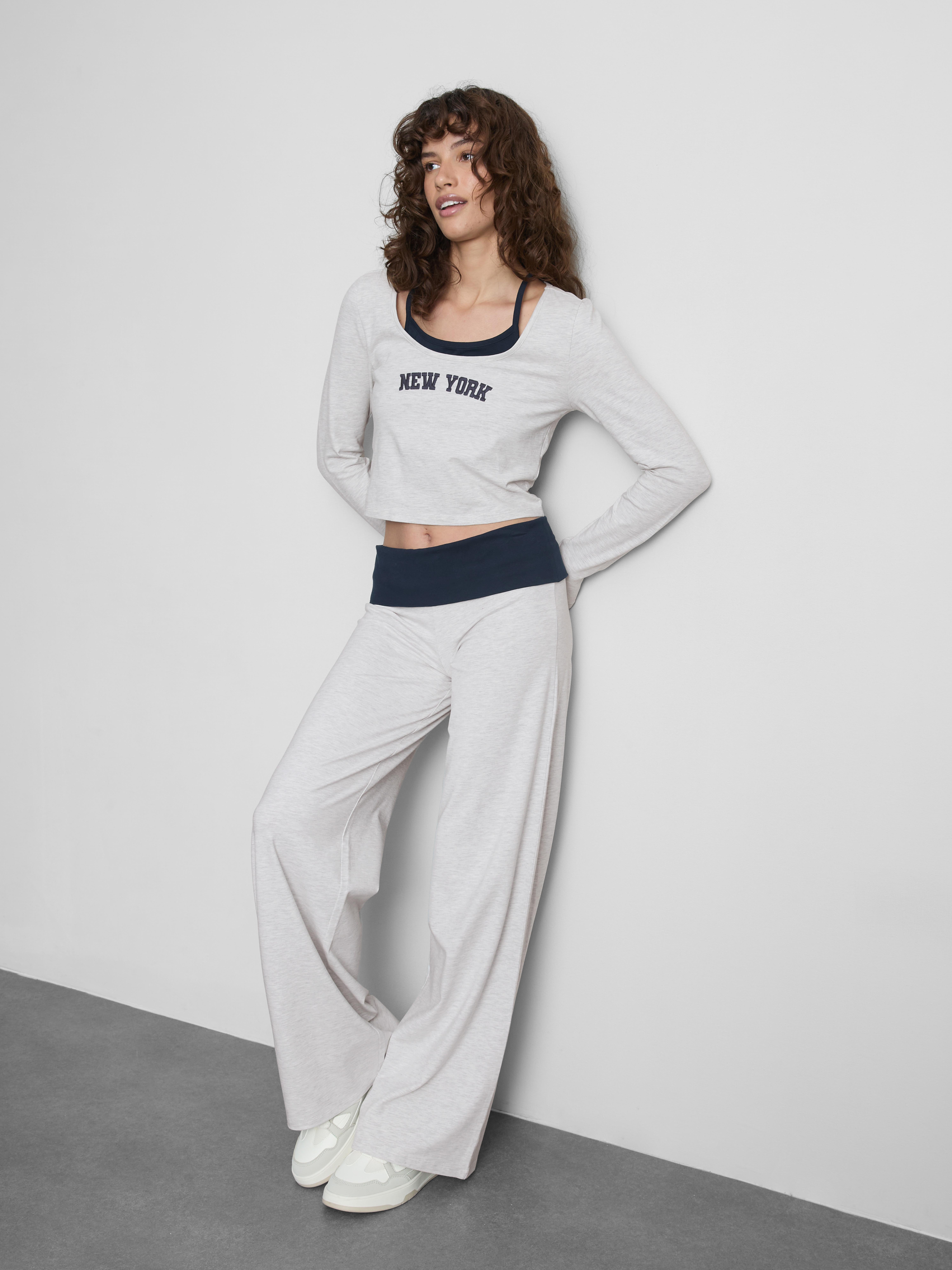The Primark Scene | Wide-Leg Folding-Waistband Pants