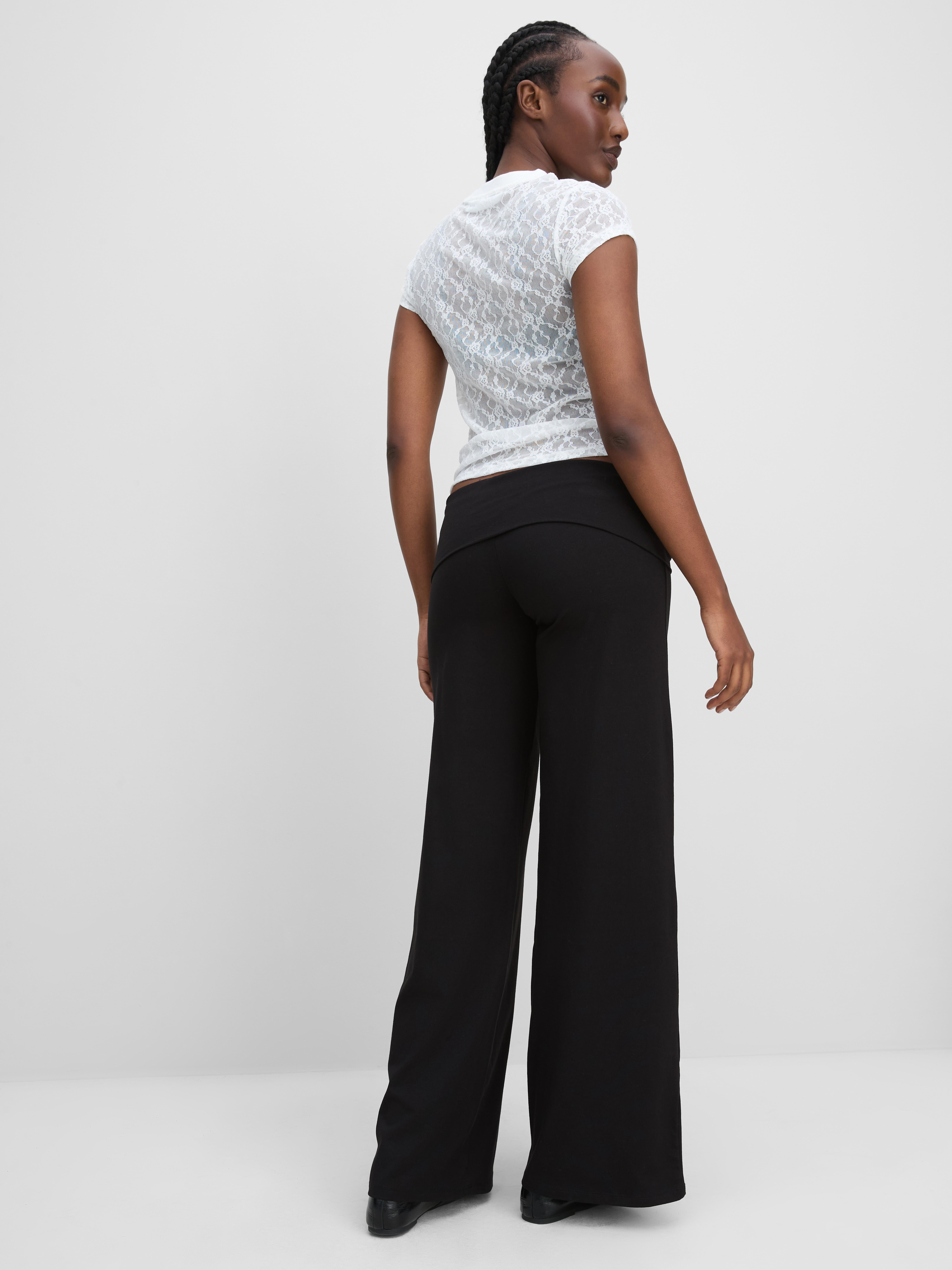 The Primark Scene | Wide-Leg Folding-Waistband Pants