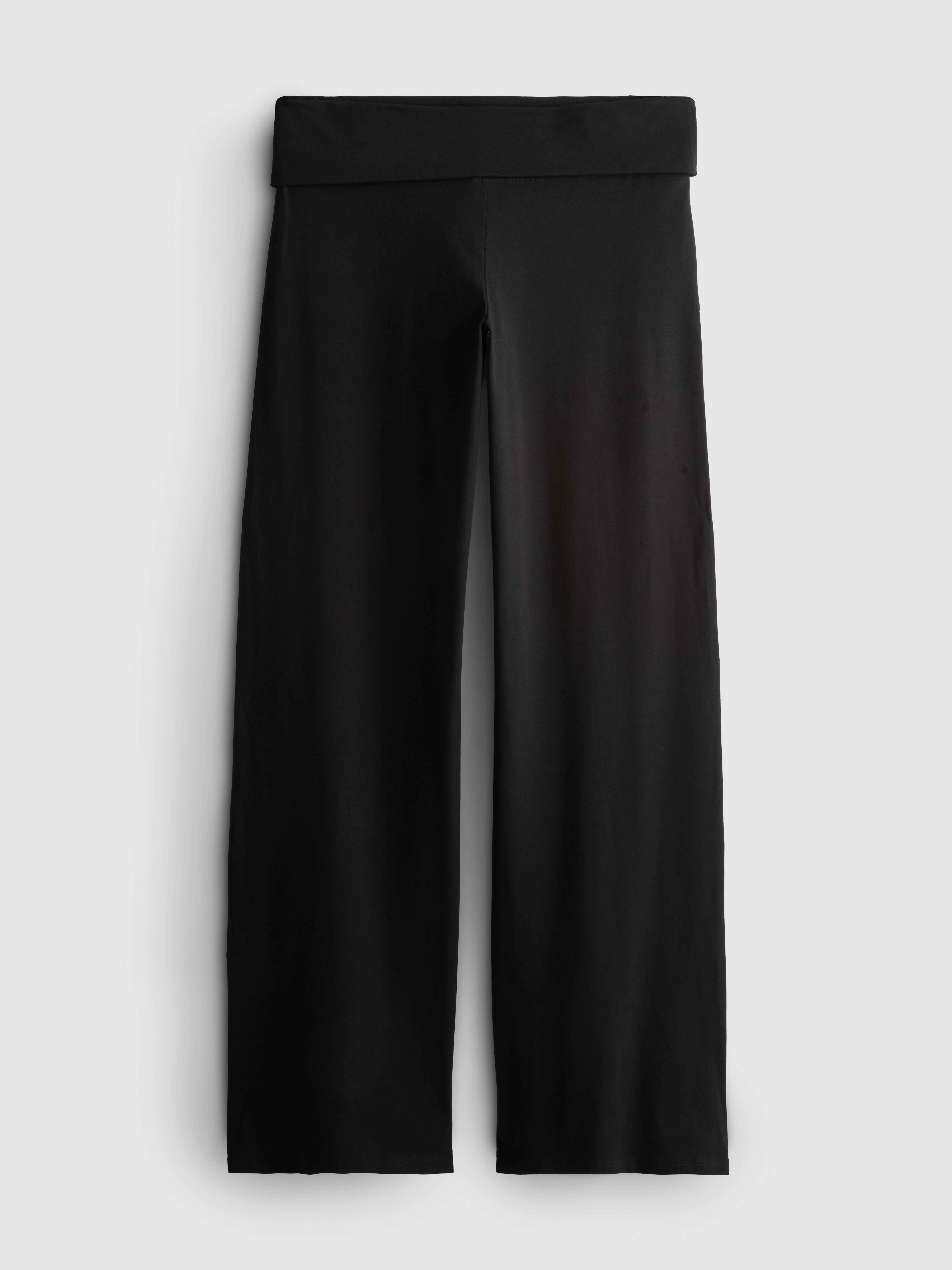 The Primark Scene | Pantalon large à taille rabattable Noir