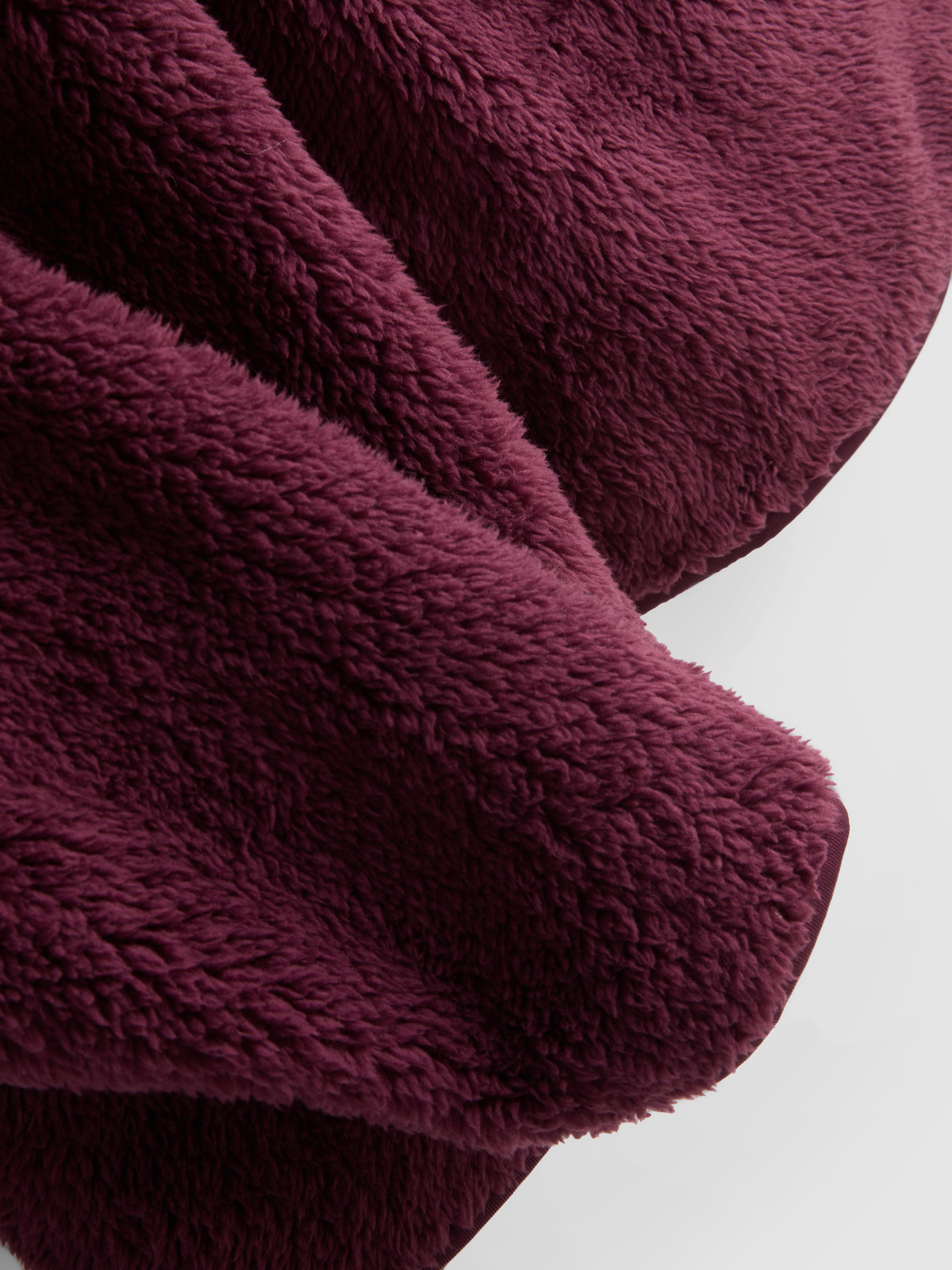 High-Neck Teddy Fleece