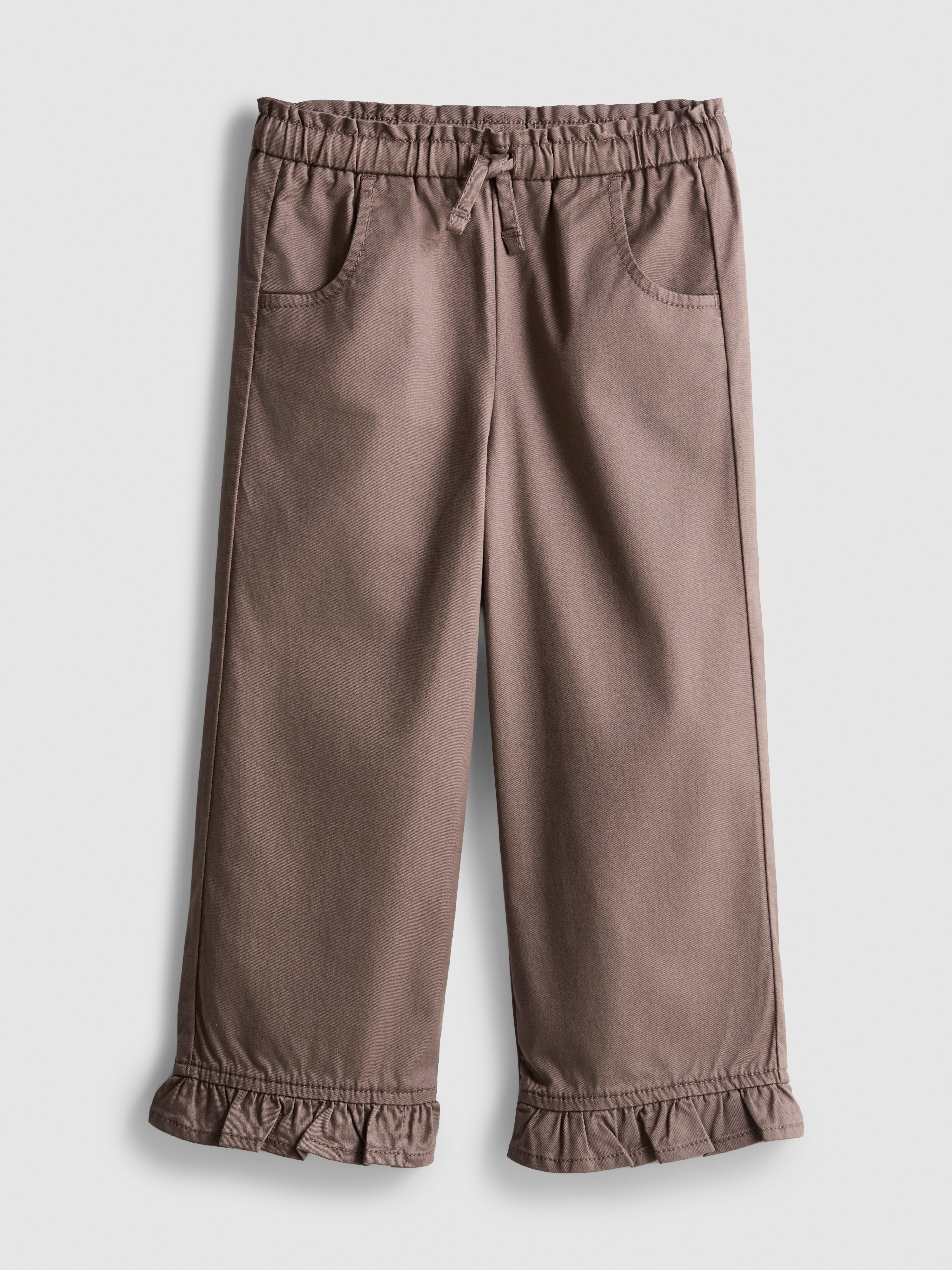 1-9yrs | Ruffle Hem Wide Leg Pants