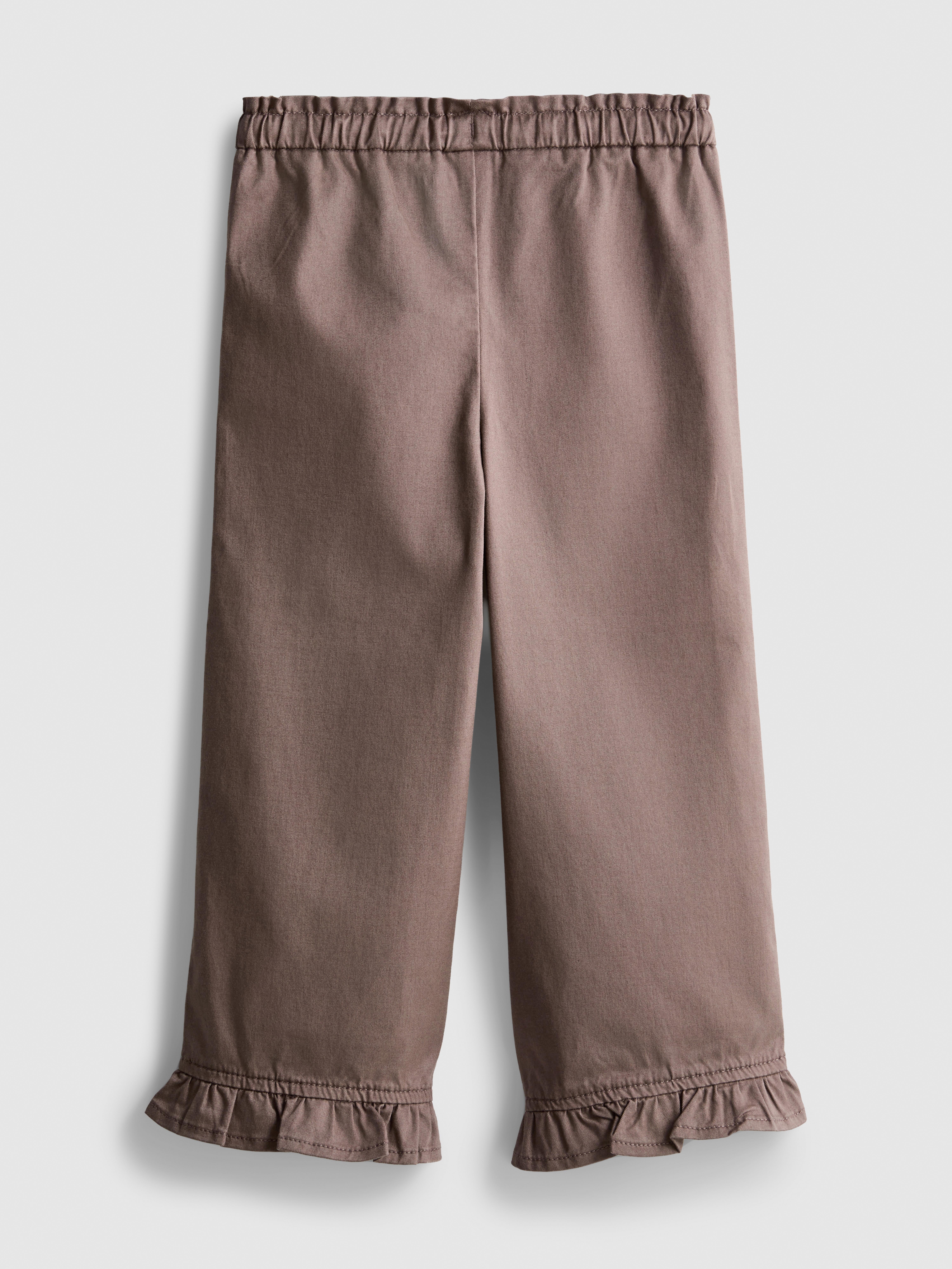 1-9yrs | Ruffle Hem Wide Leg Pants